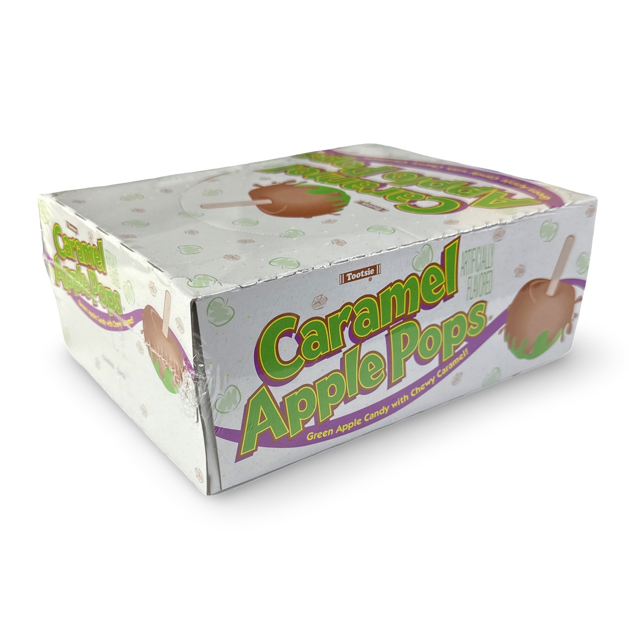 Caramel Apple Pops, Green Apple Candy With Chewy Caramel, 48 Count Box 5