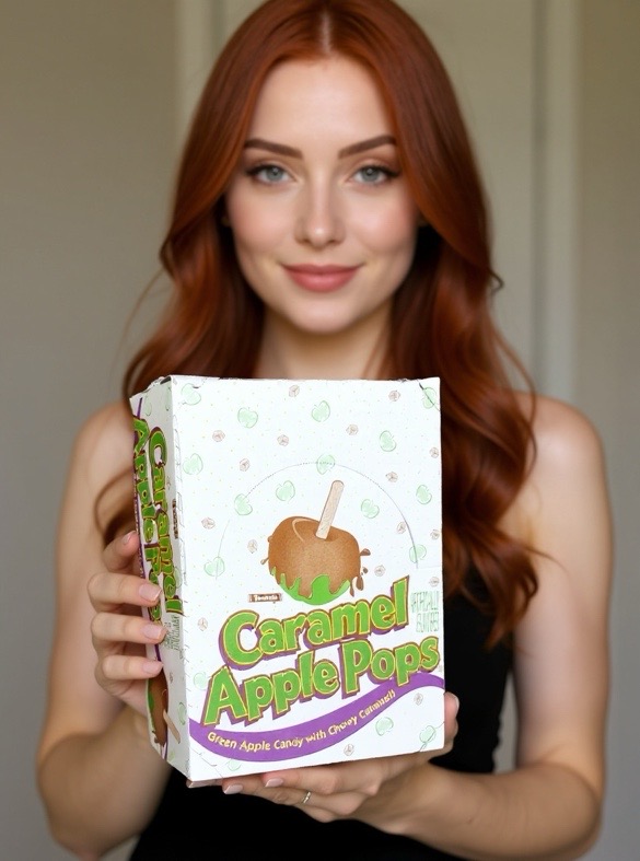 Caramel Apple Pops, Green Apple Candy With Chewy Caramel, 48 Count Box 6