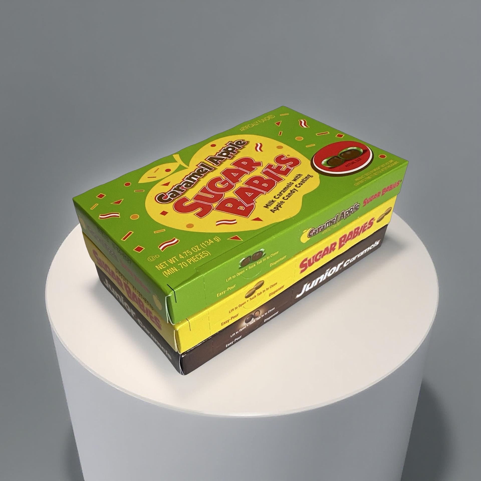 Sugar Babies Candy Coated Caramels Variety Featurig Caramel Apple, Original and Junior Caramels, Movie Theater Boxes 7