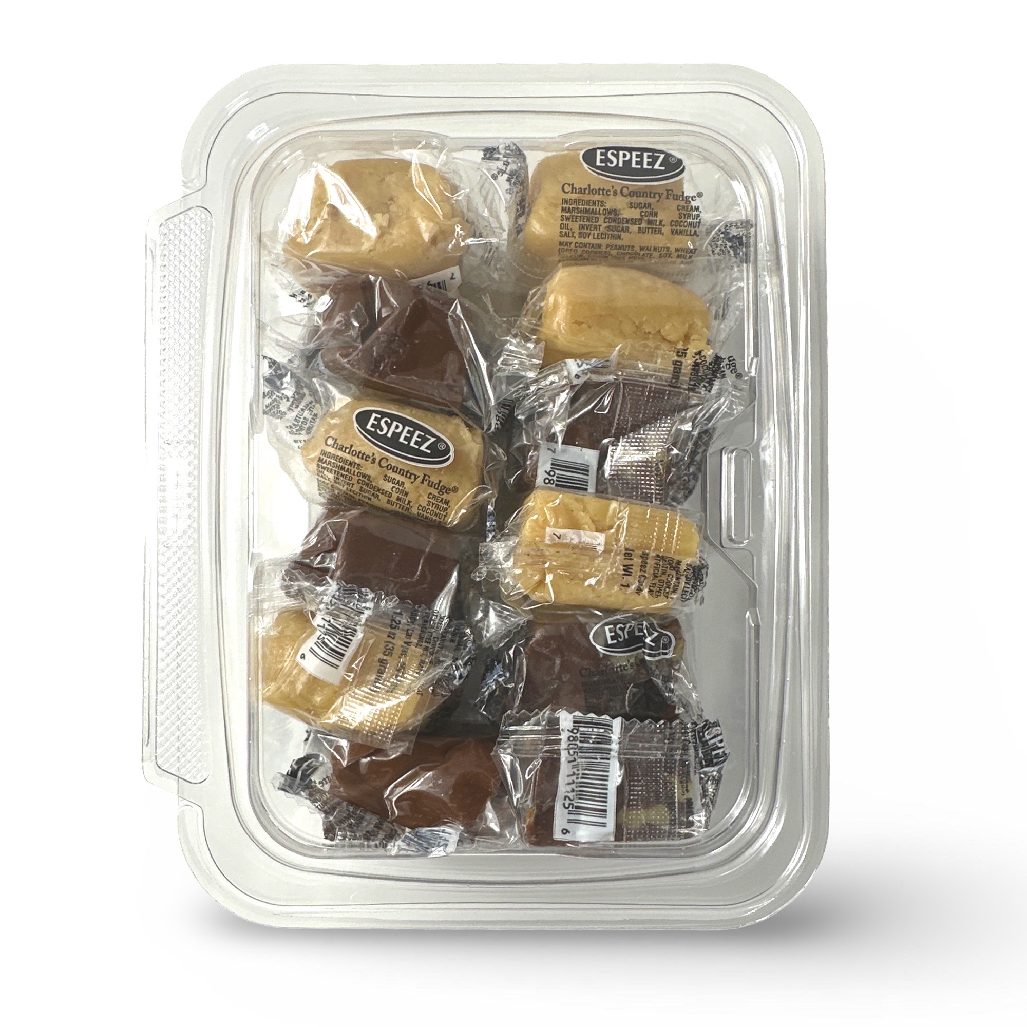 Charlotte's Country Fudge, 12 Pieces, Chocolate, Peanut Butter, Maple Walnut, Chocolate Walnut and Chocolate Peanut Butter 3