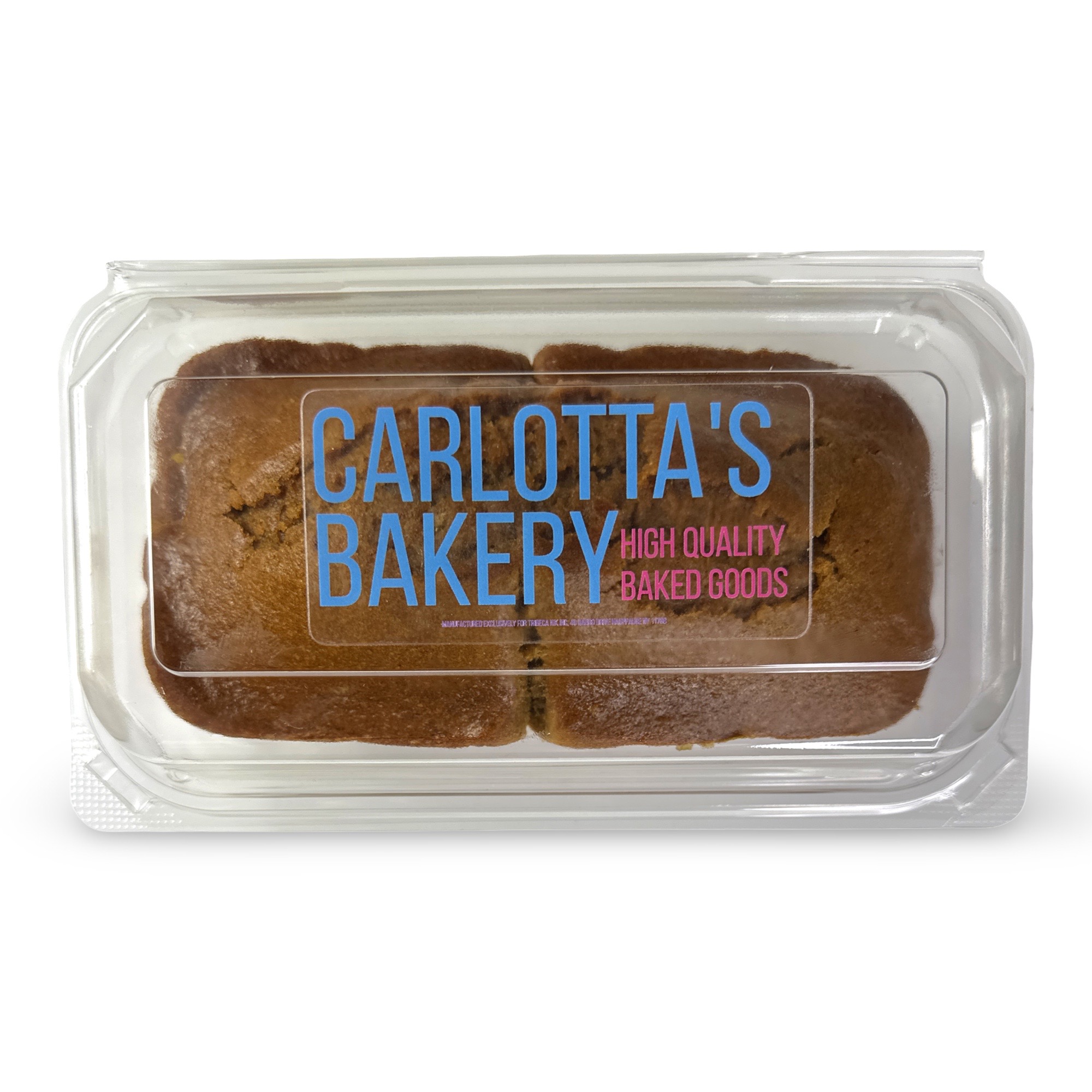 Carlotta's Bakery Authentic Traditional New York Loaf Coffee Pumpkin Bread, 1 lb.