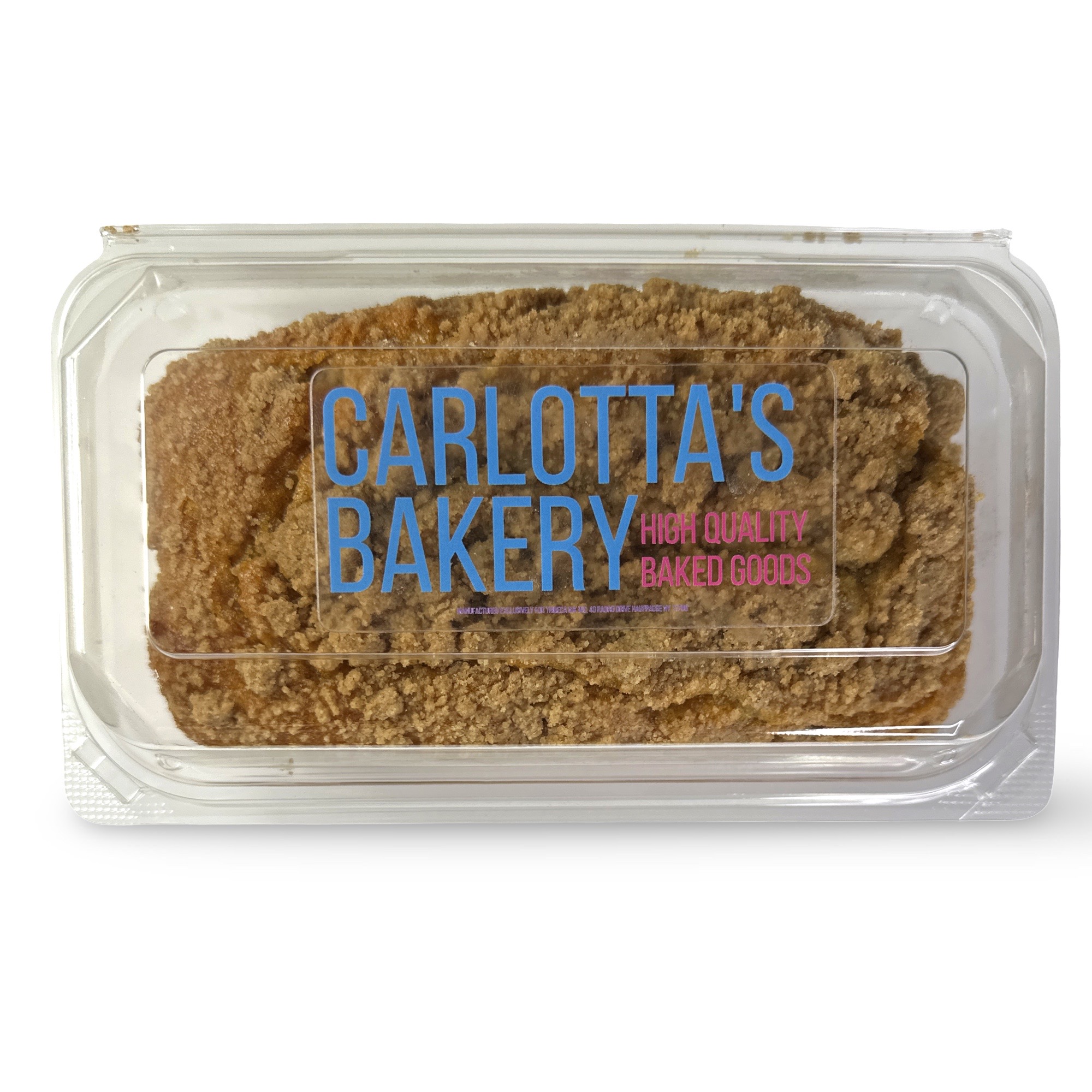 Carlotta's Bakery Authentic Tradition New York Loaf Coffee Pound Cakes (1 lb. Apple Cinnamon Crumb)