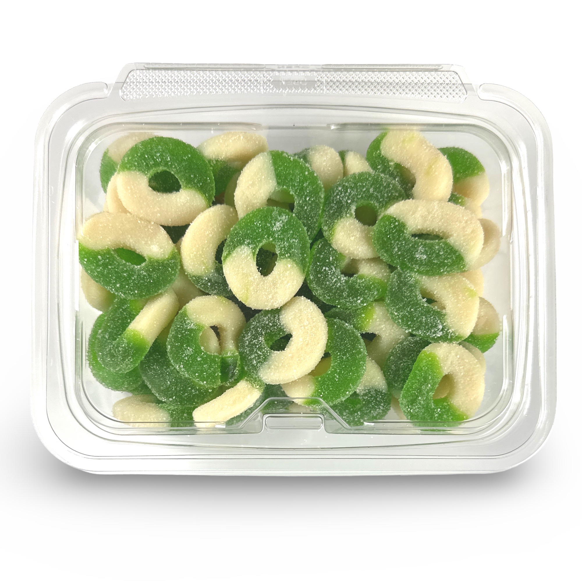 Fruity Flavorful Nostalgic Apple Gummy Rings Candy 1lb.