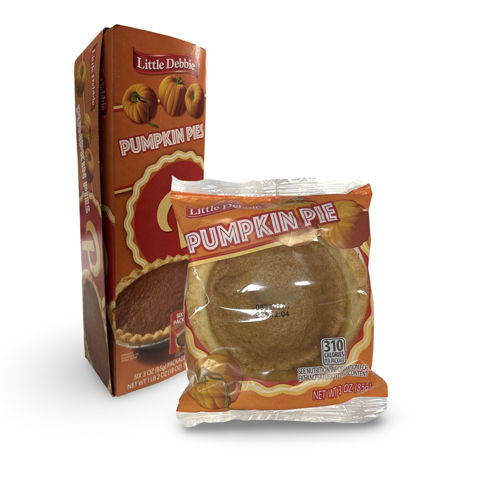 Little Debbie Pumpkin Pie Snack Cakes, 6 Per Pack