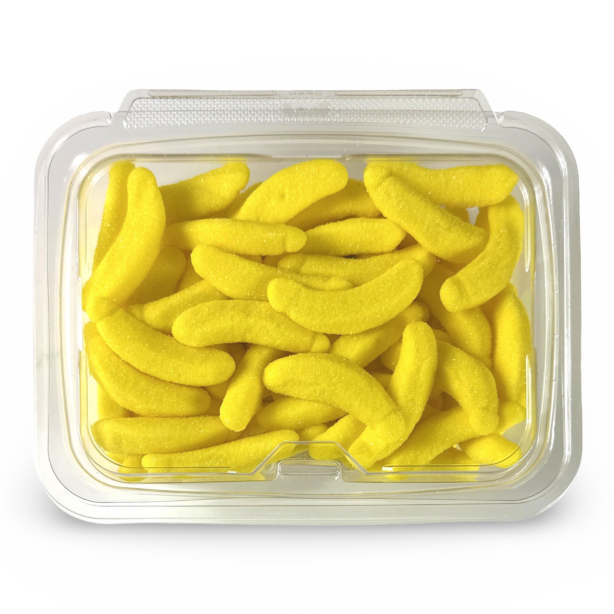 Chewy Banana Shaped Gummy Candy, Bulk Party Tub, 12 Oz
