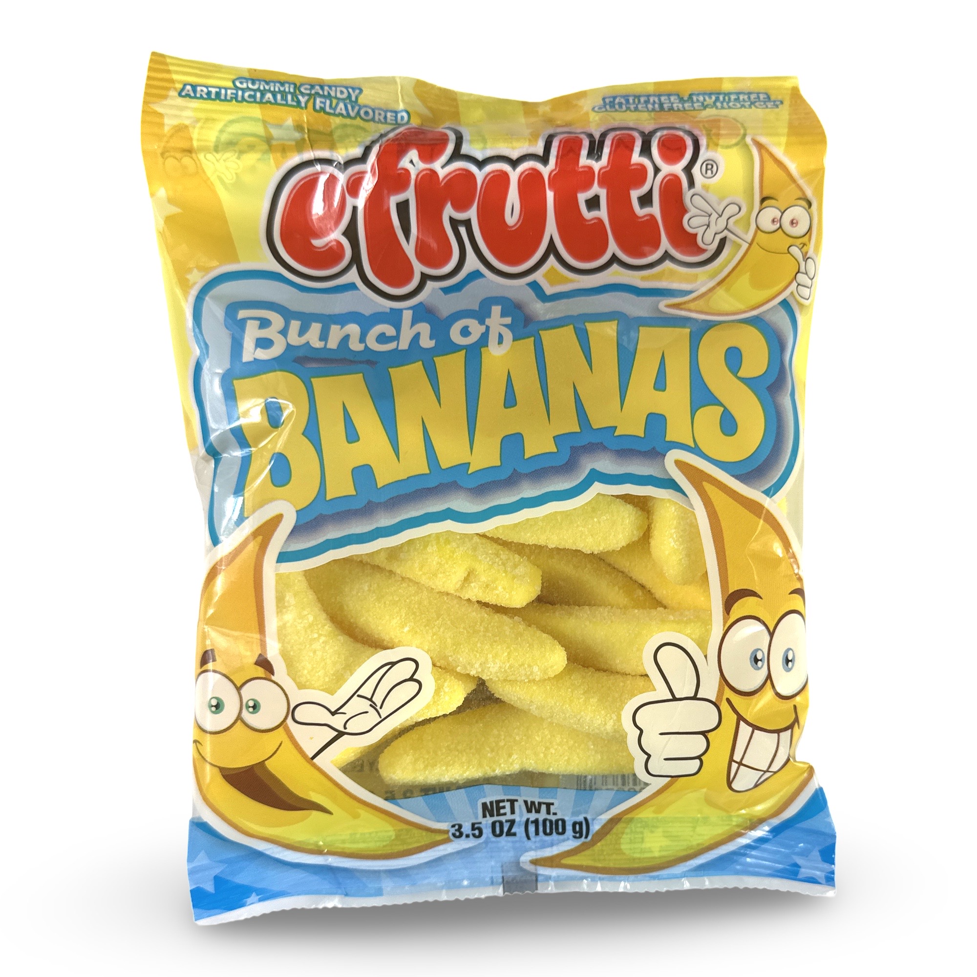 E Frutti Banana Flavored Chewy Gummies Candy, 3.5 Oz, Pack of 3 2