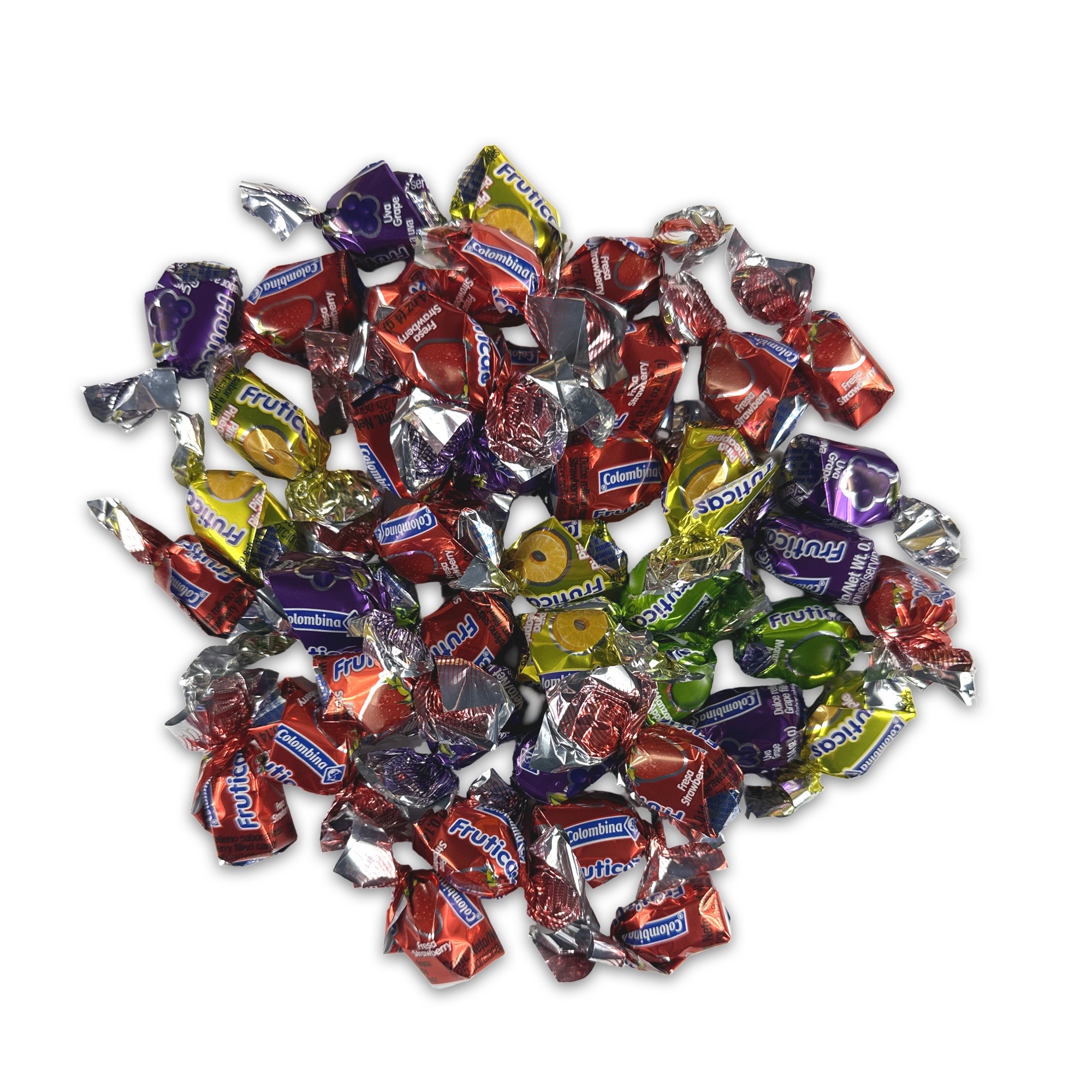 Mixed Fruit Filled Nostalgic Grandma Candy | Classic Apple, Pineapple, Grape and Strawberry Fruity Liquid Center Treats | 2 Bulk 8 Oz Tubs (1 Lb Total) 2