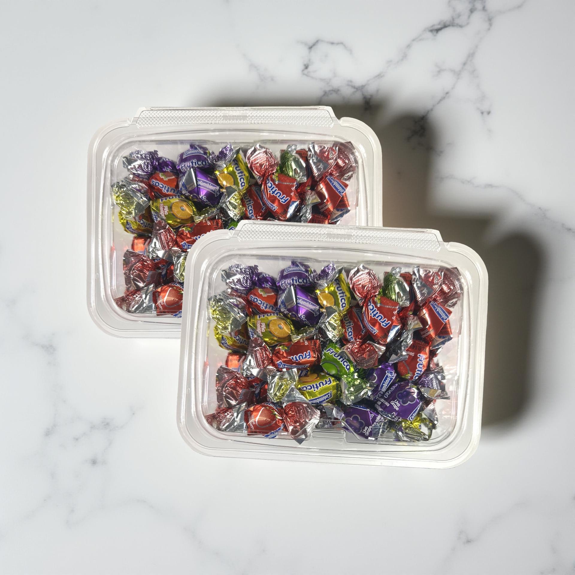 Mixed Fruit Filled Nostalgic Grandma Candy | Classic Apple, Pineapple, Grape and Strawberry Fruity Liquid Center Treats | 2 Bulk 8 Oz Tubs (1 Lb Total) 6