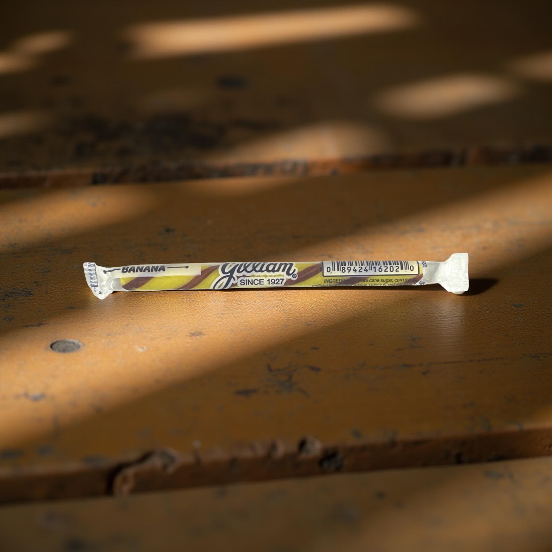 Gilliam Nostalgic Banana Candy Sticks – Classic Retro Sweet Treats (20 Count) 2