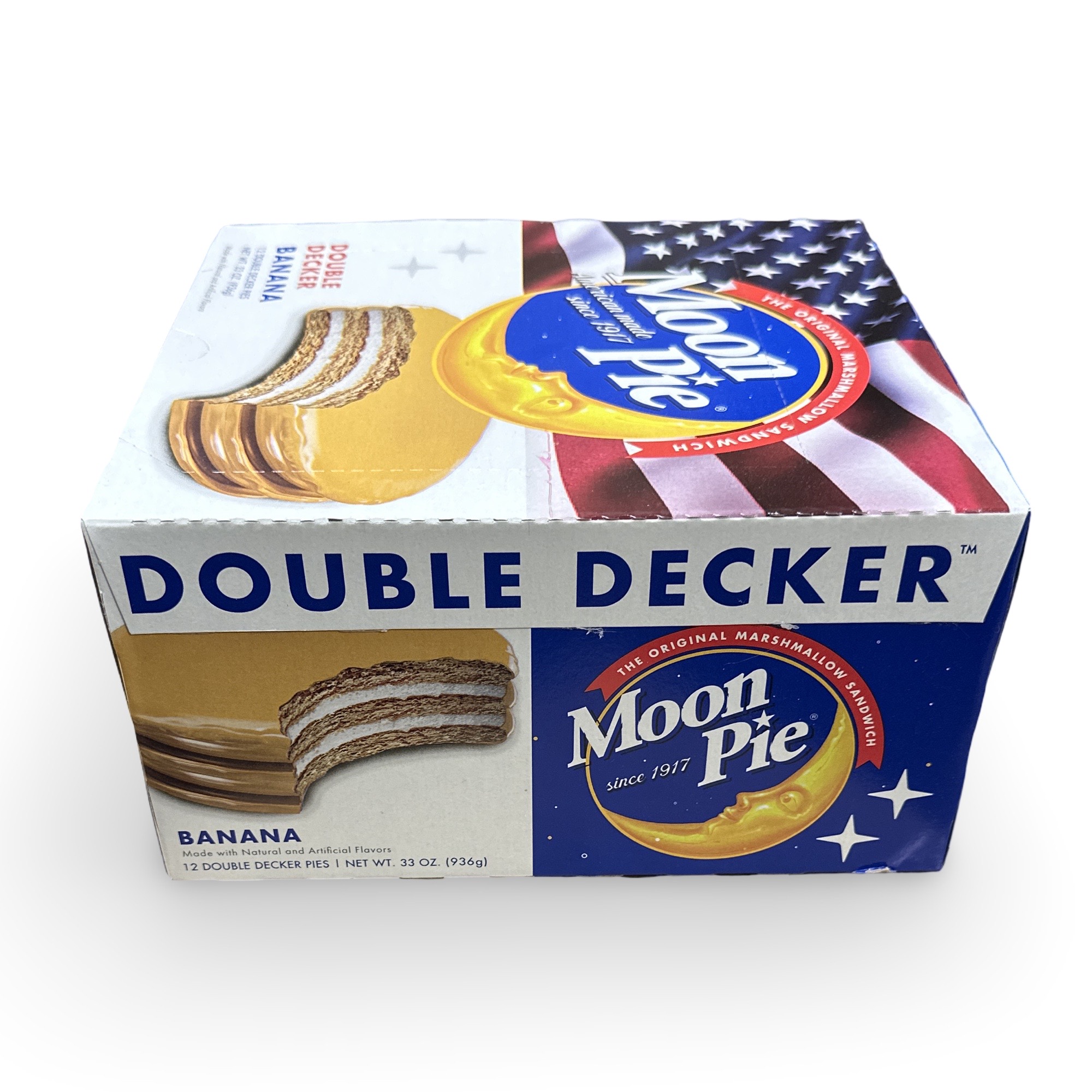 Moon Pie Double Decker Banana Marshmallow Pies, 12 Per Box (Over 2lb.)