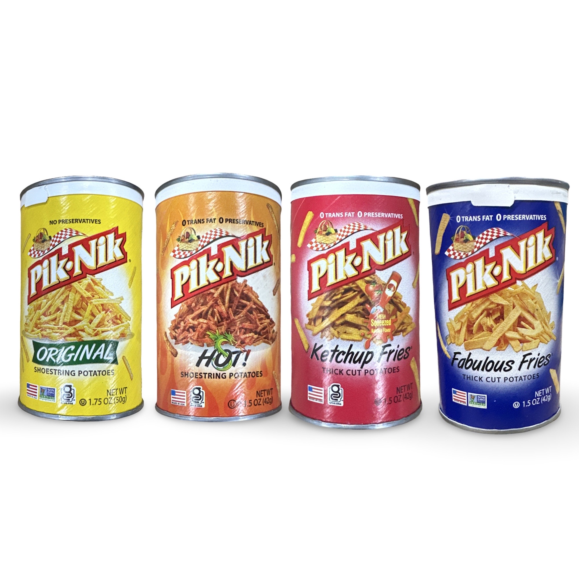 Pik Nik Nostalgic Shoestring Potato Sticks, Ketchup, 10 Total 2