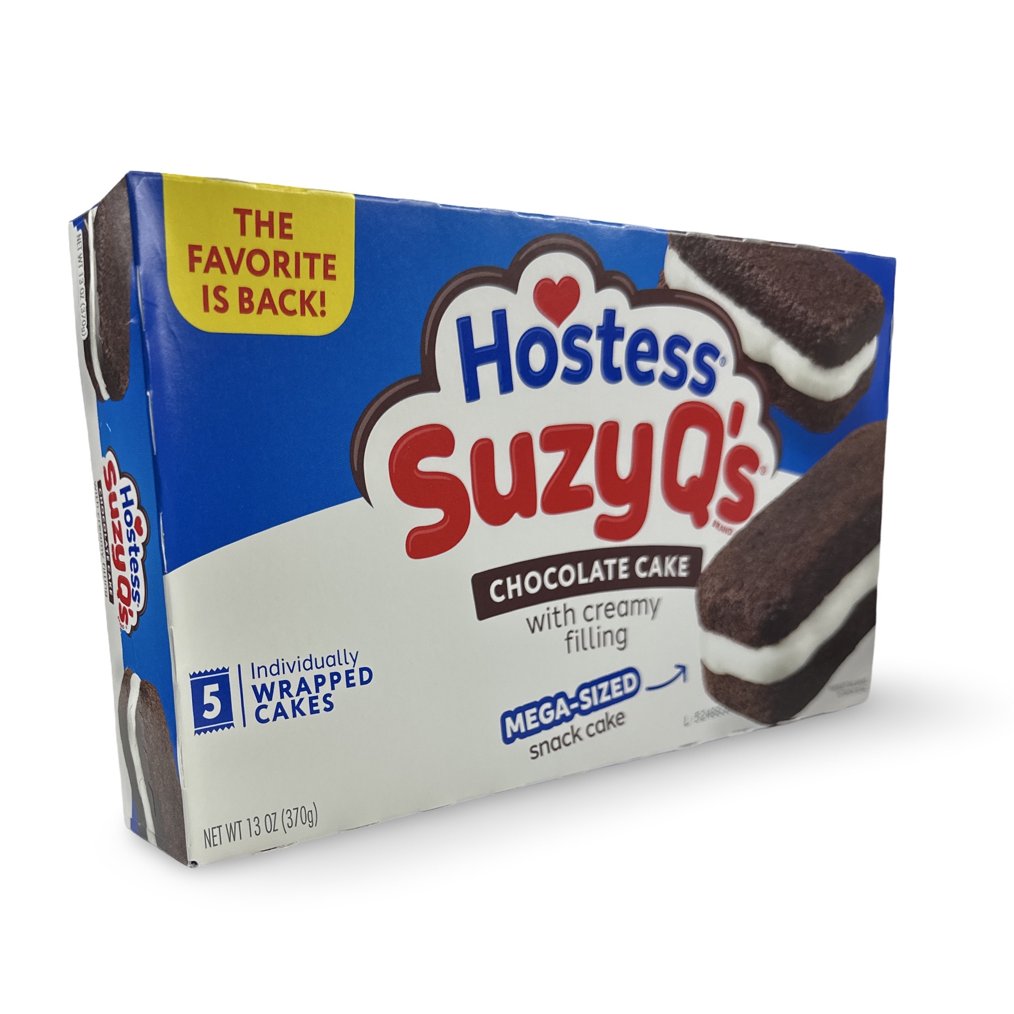 Hostess Suzy Q's vs. Drake's Devil Dogs Combo Pack, Cream Filled Chocolate Snack Cakes, 1 Each 3