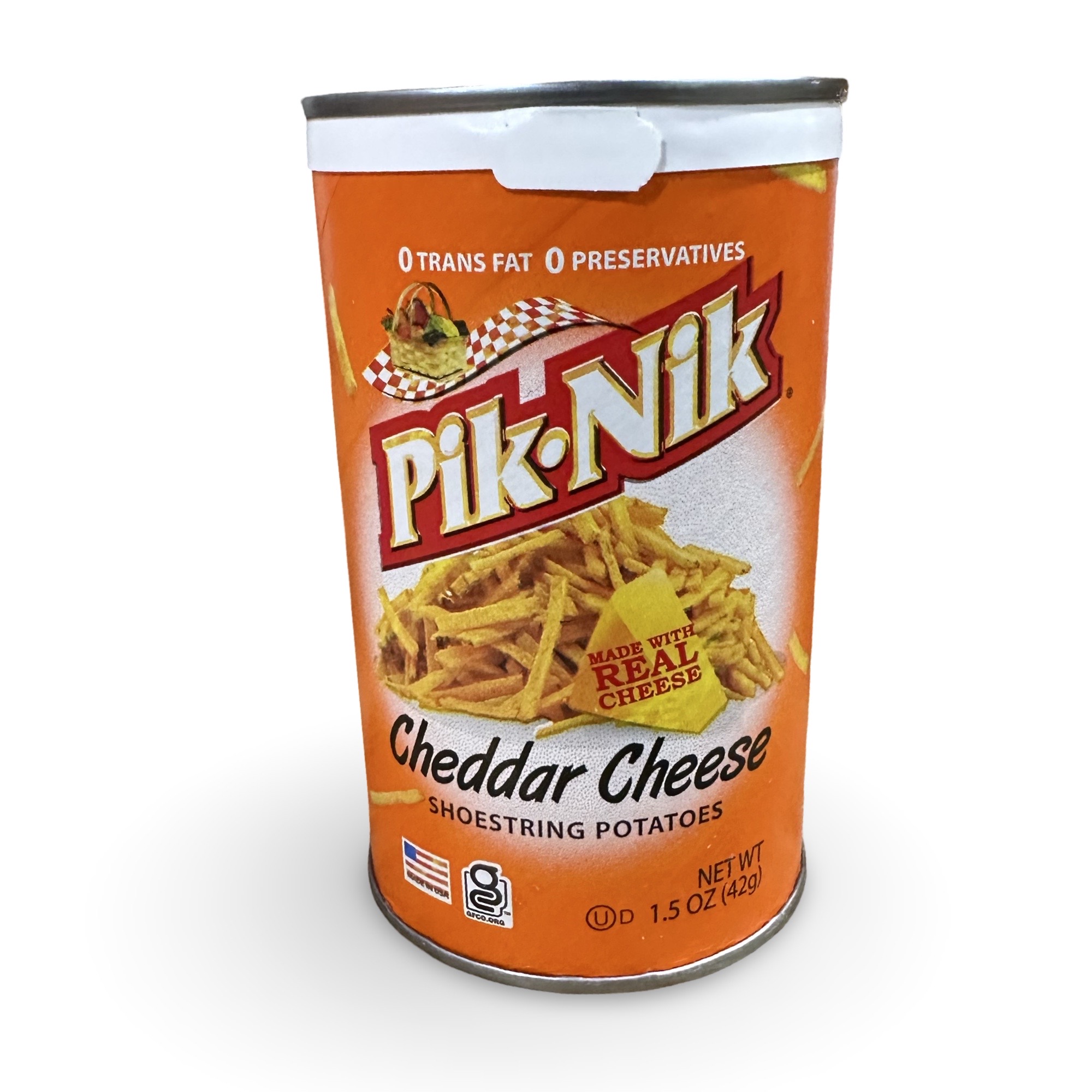 Pik Nik Nostalgic Shoestring Potato Stick Snacks Variety Pack Featuring Ketchup, Salt & Vinegar, Original, Fabulous, and Cheddar, 2 Each, 10 Total 4