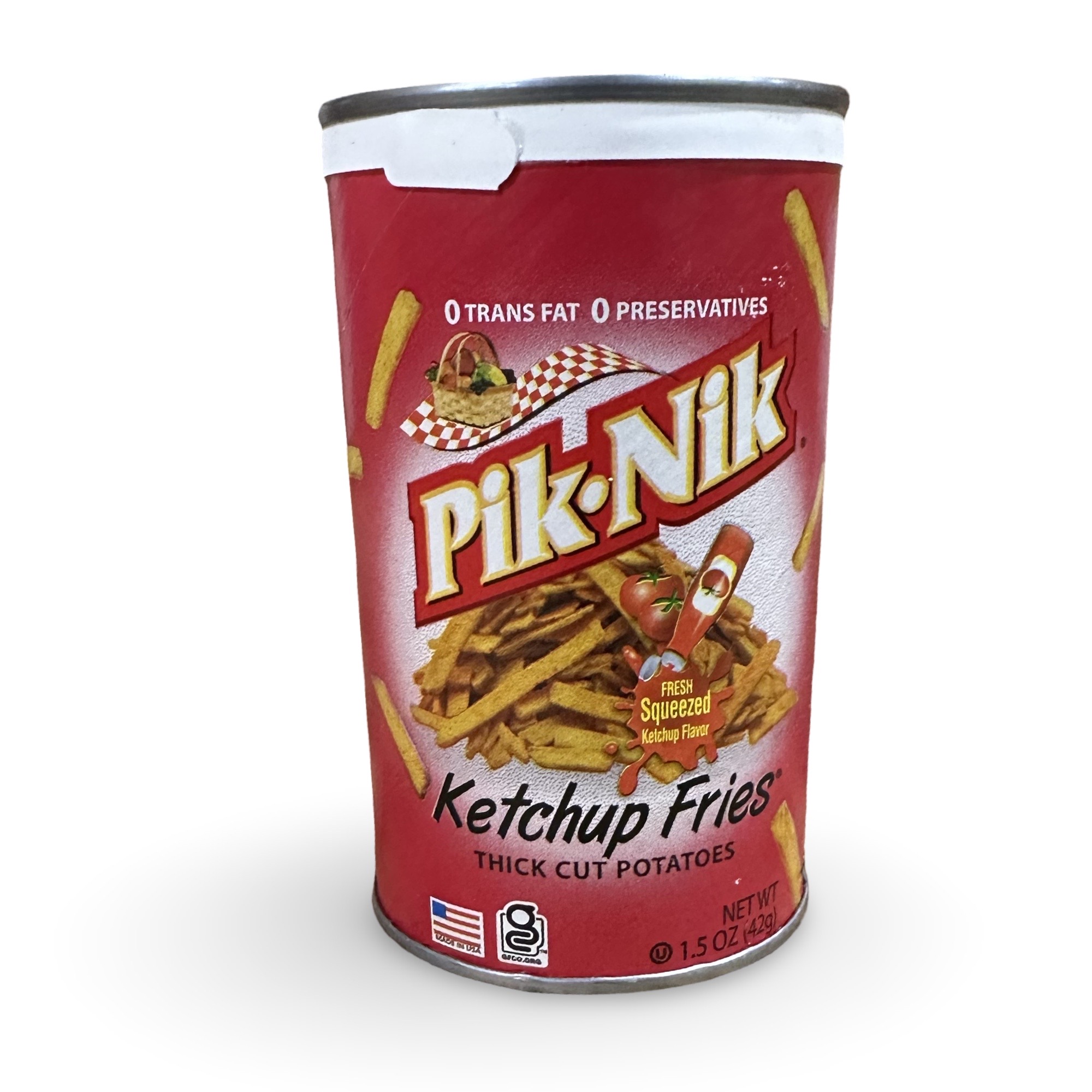 Pik Nik Nostalgic Shoestring Potato Stick Snacks Variety Pack Featuring Ketchup, Salt & Vinegar, Original, Fabulous, and Cheddar, 2 Each, 10 Total 6