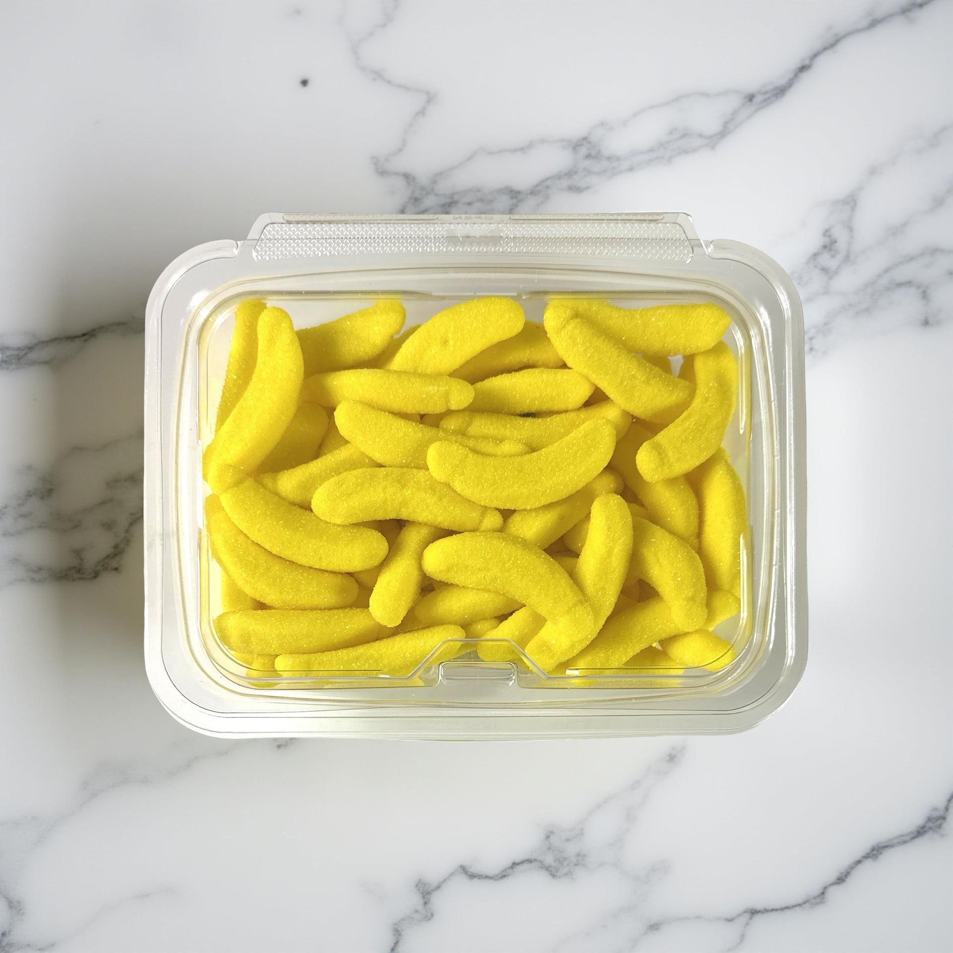 Chewy Banana Shaped Gummy Candy, Bulk Party Tub, 12 Oz 4