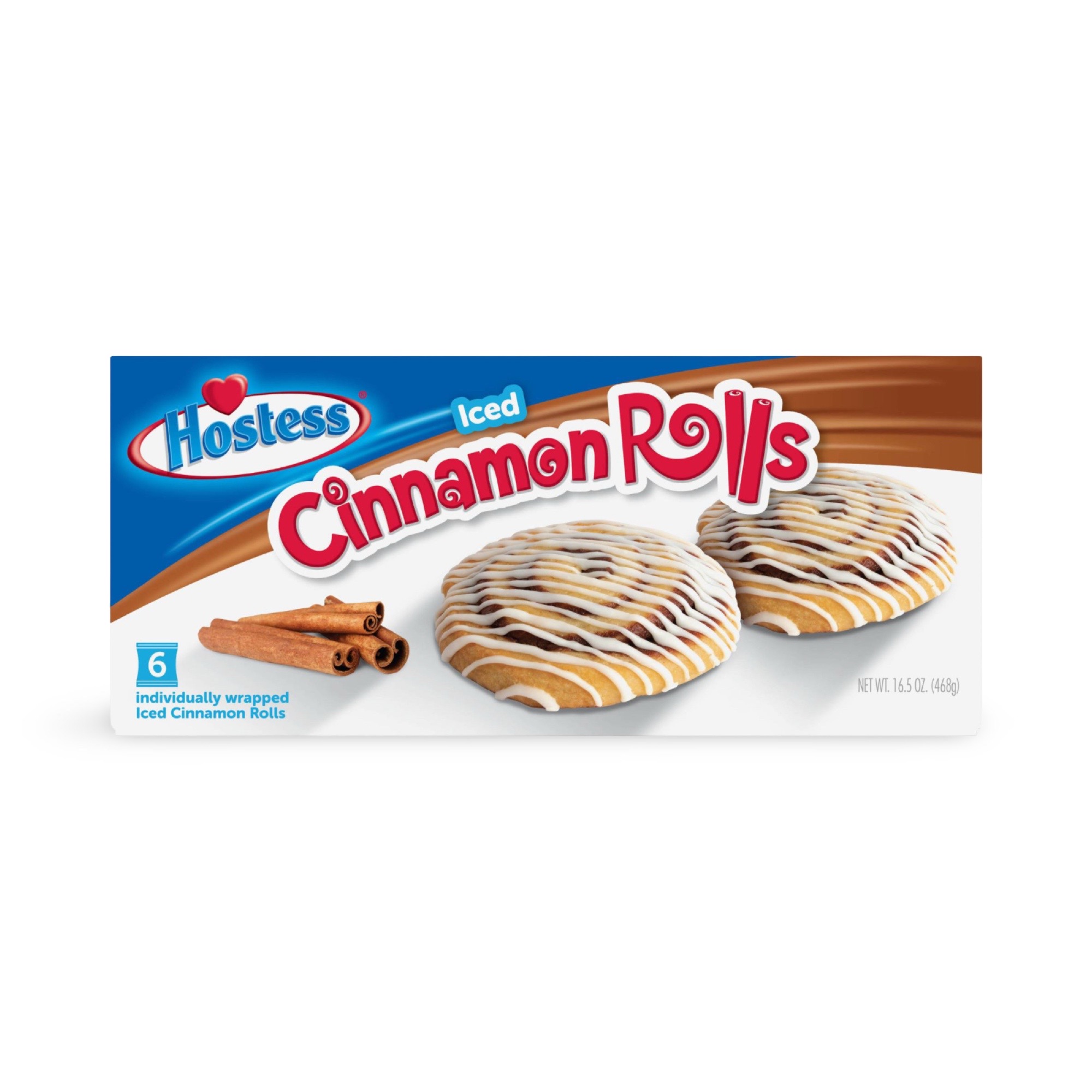 Hostess Cinnamon Rolls Snack Cake 6 Packs, 2 Boxes (12 Rolls Total) 7