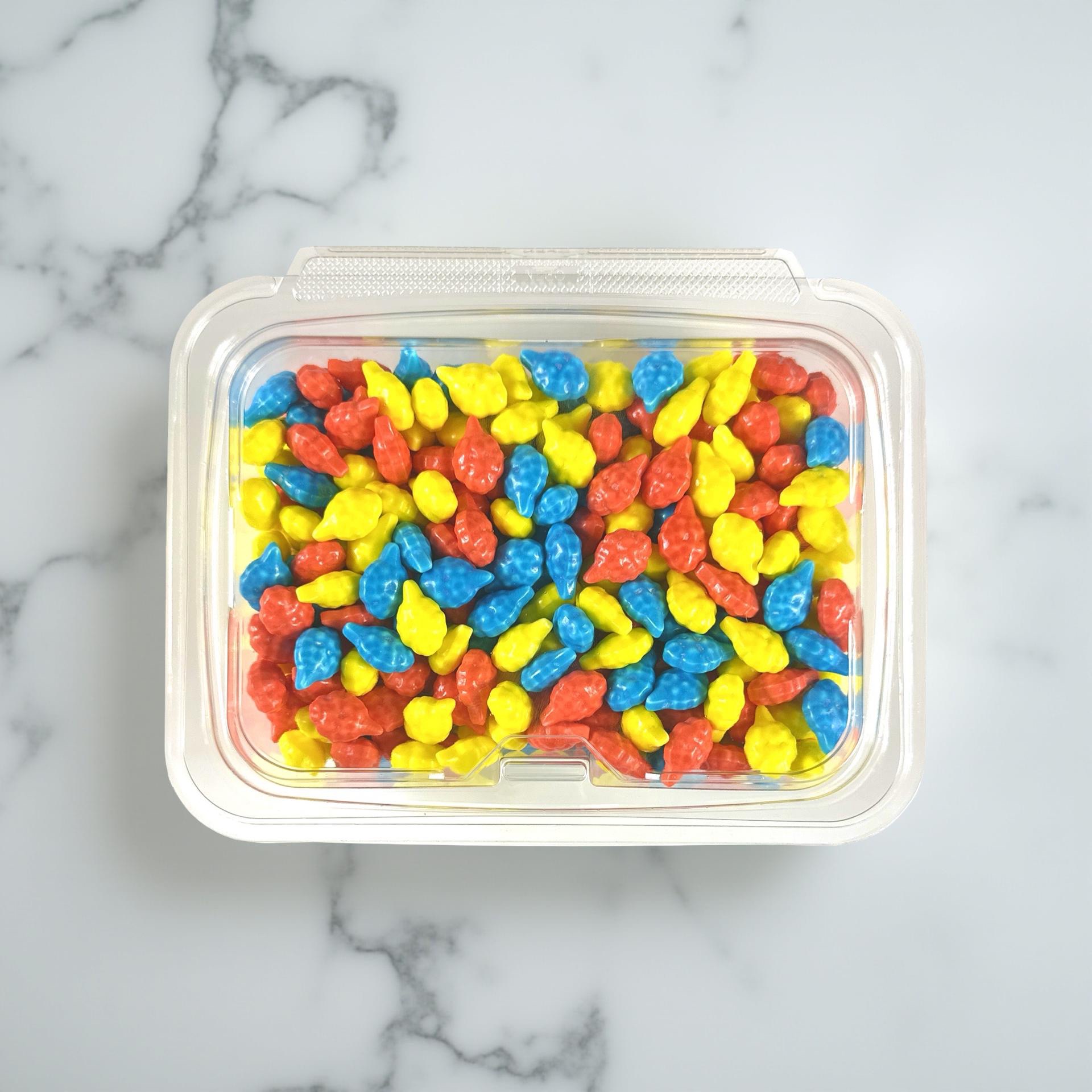 Nostalgic Cotton Candy Bite Size Candies Nuggets: Blue Raspberry, Cherry, & Lemon | 1 lb. 2