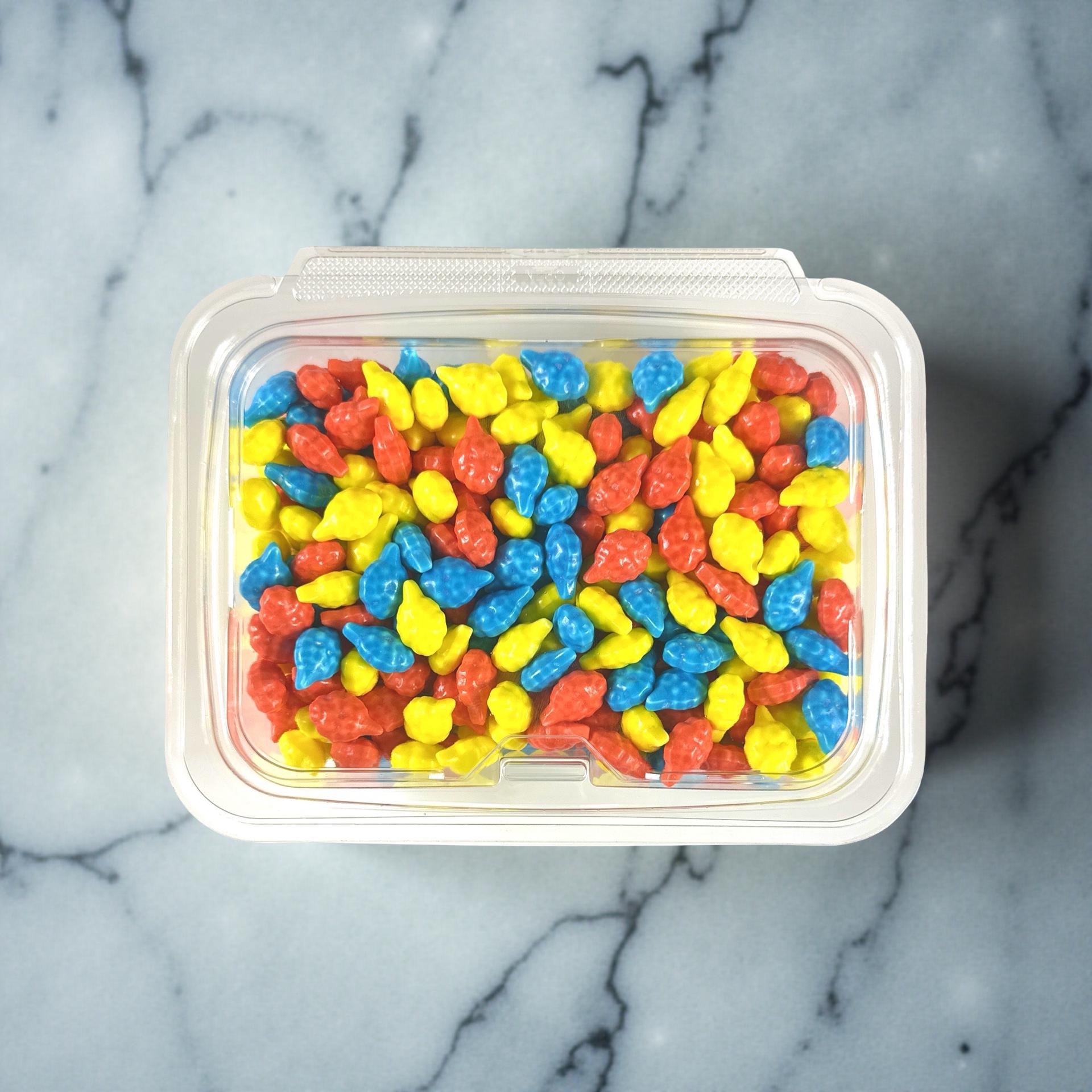 Nostalgic Cotton Candy Bite Size Candies Nuggets: Blue Raspberry, Cherry, & Lemon | 1 lb. 3