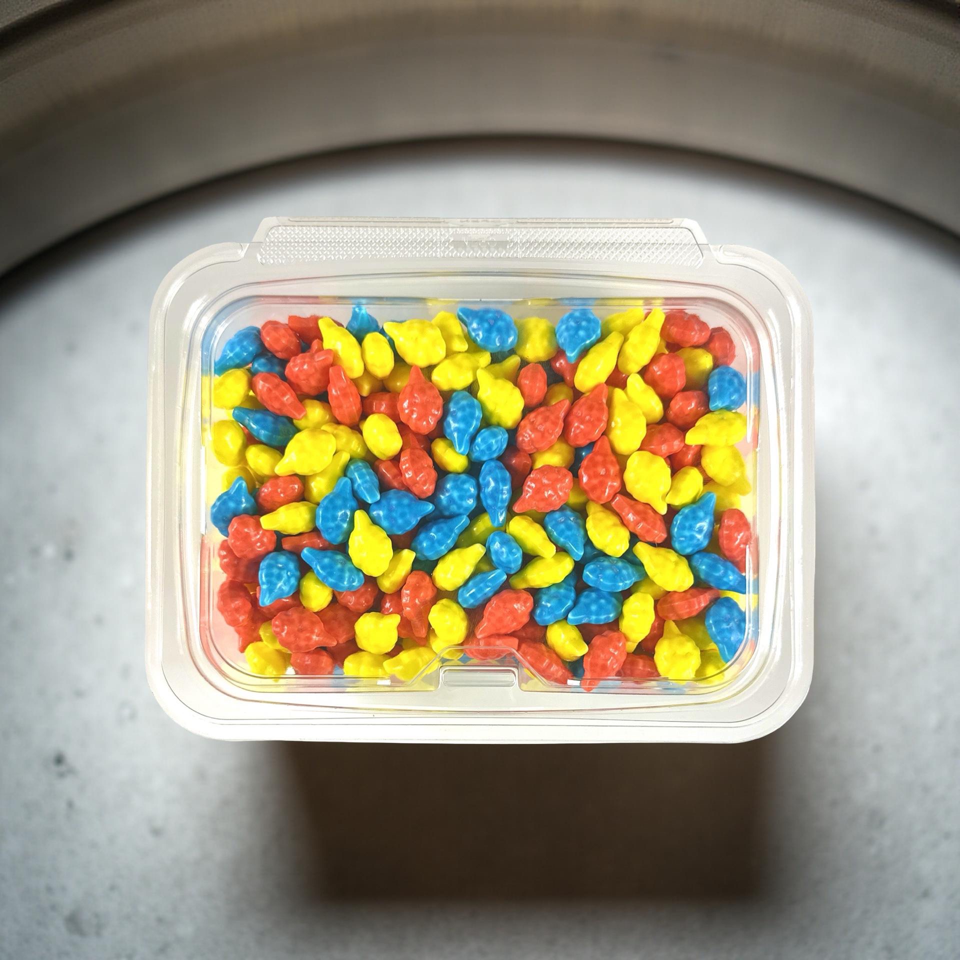 Nostalgic Cotton Candy Bite Size Candies Nuggets: Blue Raspberry, Cherry, & Lemon | 1 lb. 6