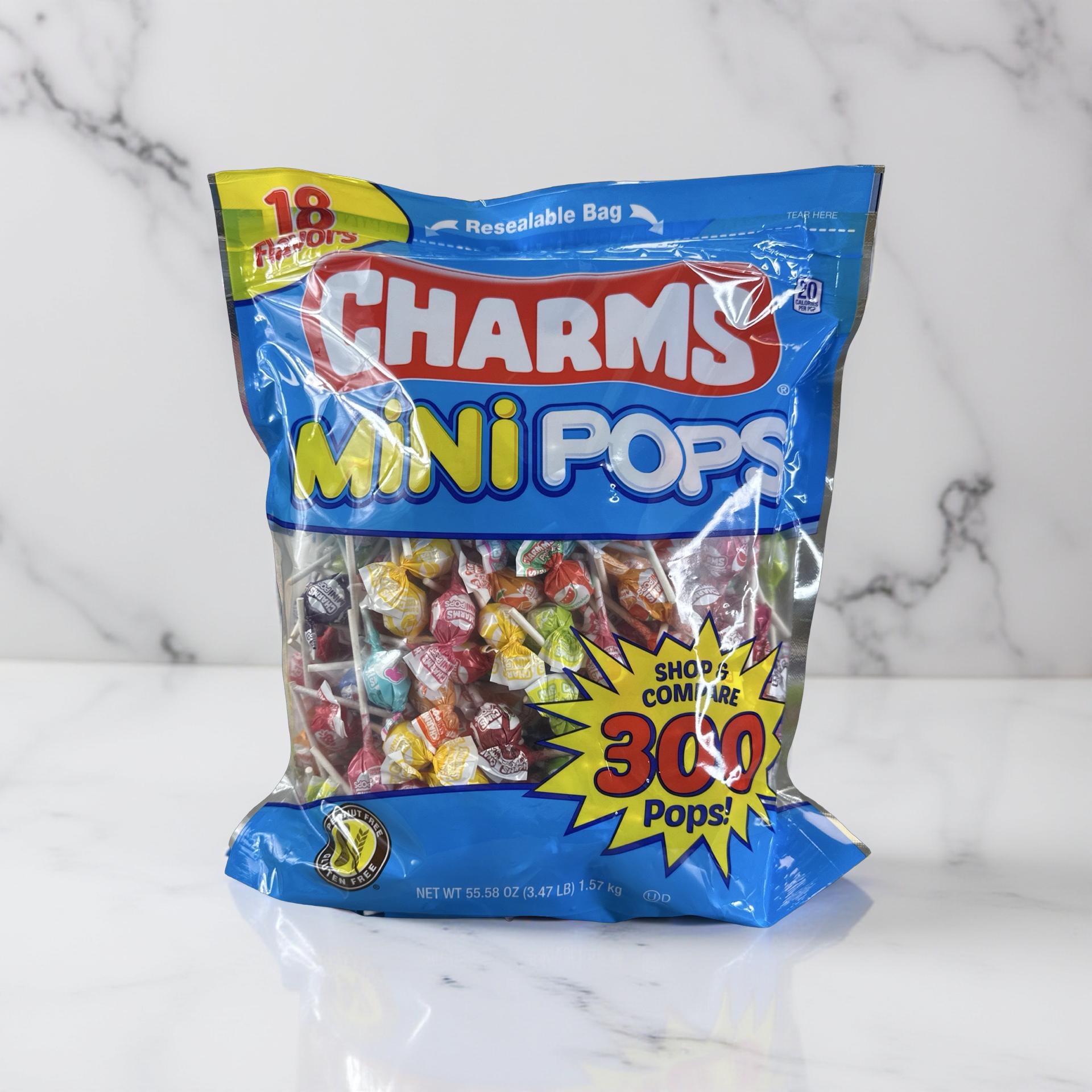 Charms Mini Pops, Classic Candy, 18 Flavors, 300 Lollipops 7