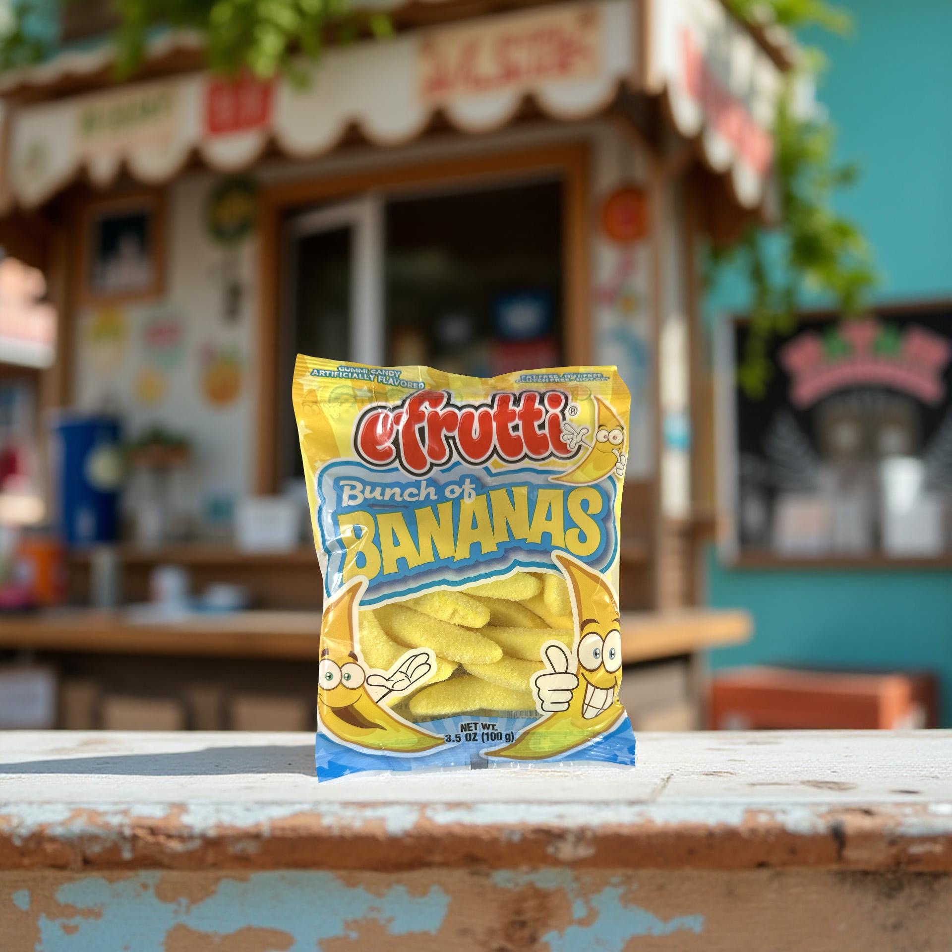 E Frutti Banana Flavored Chewy Gummies Candy, 3.5 Oz, Pack of 3 4