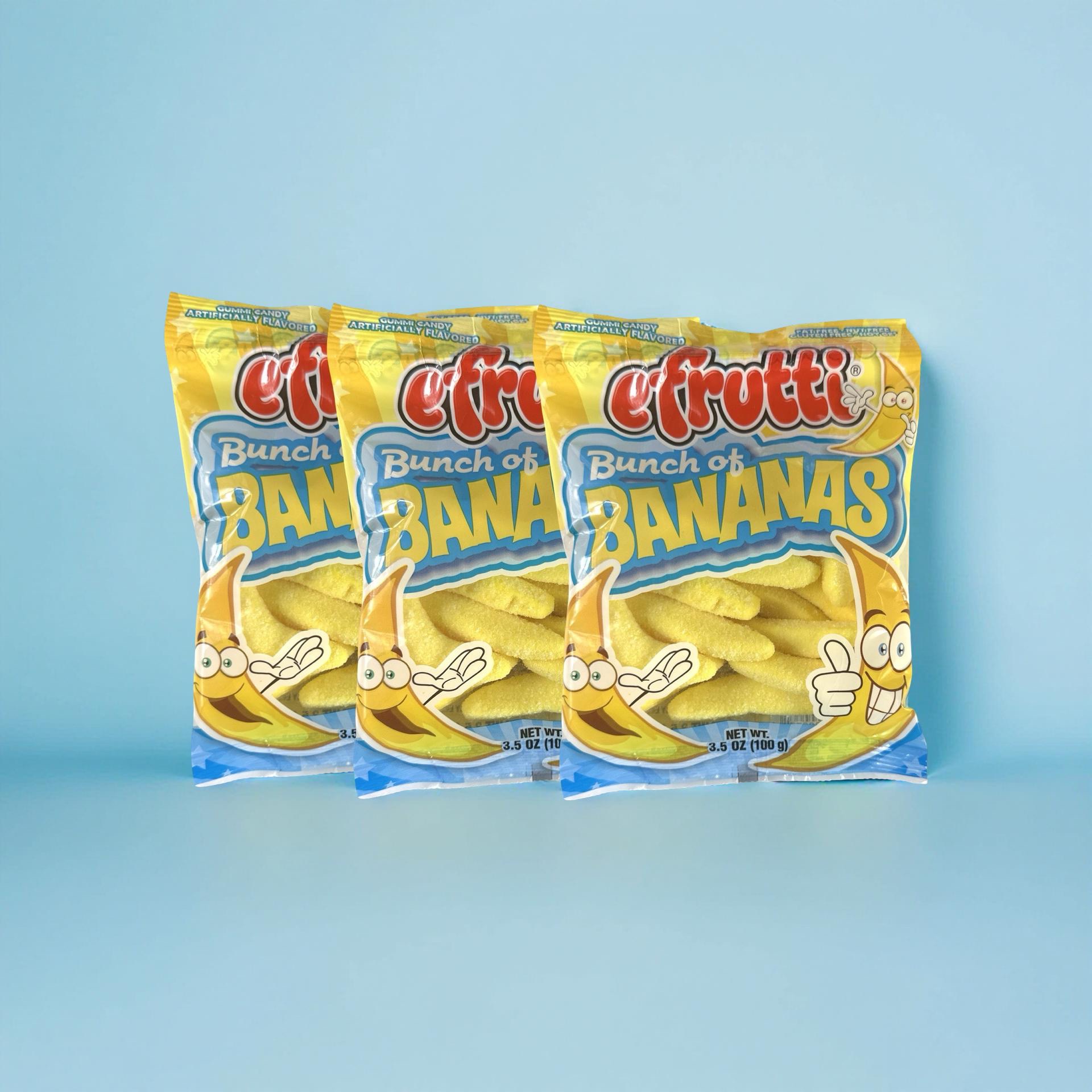 E Frutti Banana Flavored Chewy Gummies Candy, 3.5 Oz, Pack of 3 6
