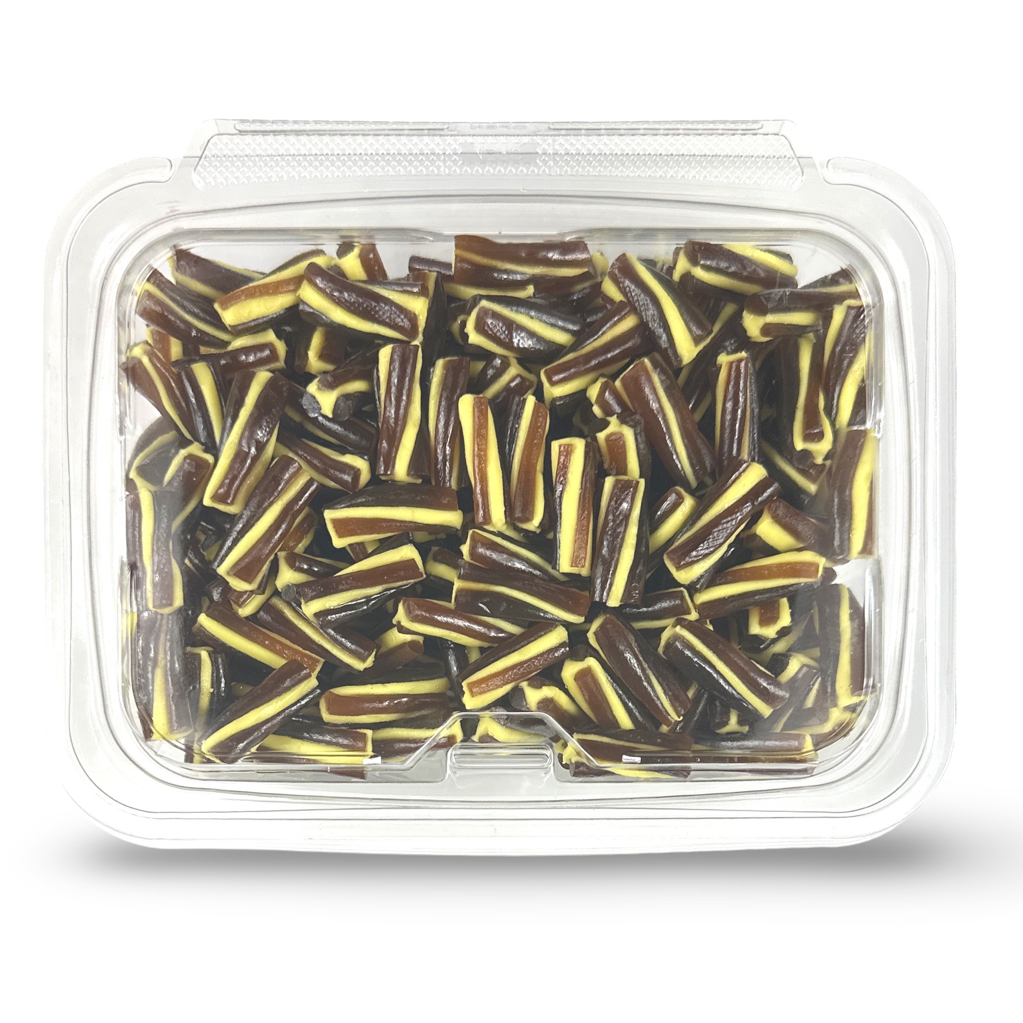 Imported Authentic Finnish Licorice Candy, Kola-Scruv, Twisted Fruit With Cola Filling Licorice, 1 Lb Tub, Limited Batch