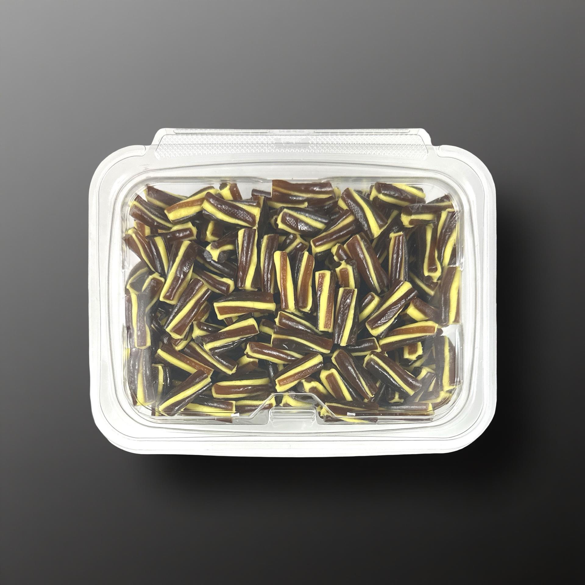 Imported Authentic Finnish Licorice Candy, Kola-Scruv, Twisted Fruit With Cola Filling Licorice, 1 Lb Tub, Limited Batch 5