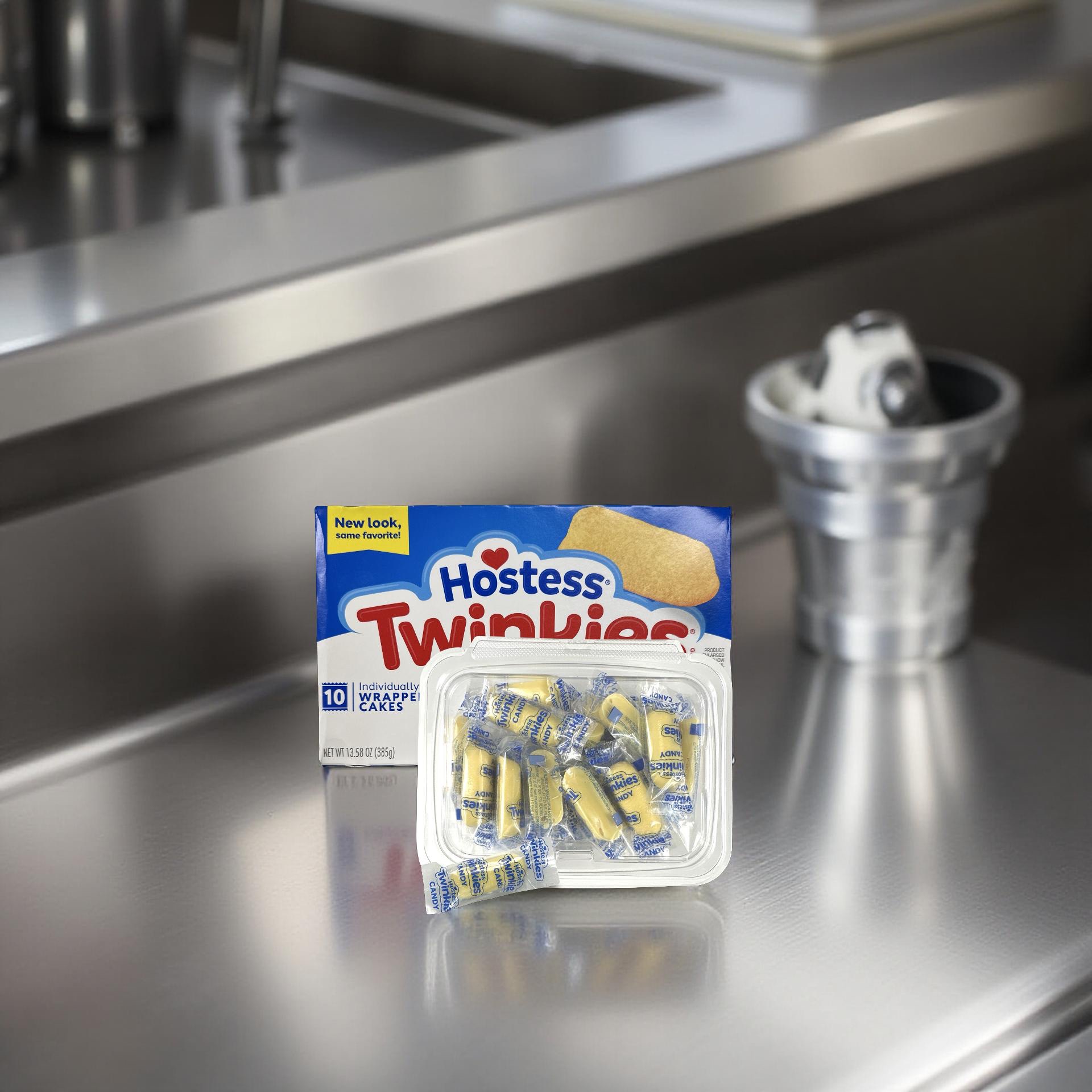 Twinkie Chocolate and Snack Cakes Combo, 10 Cakes & 1 Tub (8 oz, ~20 Pieces) 6