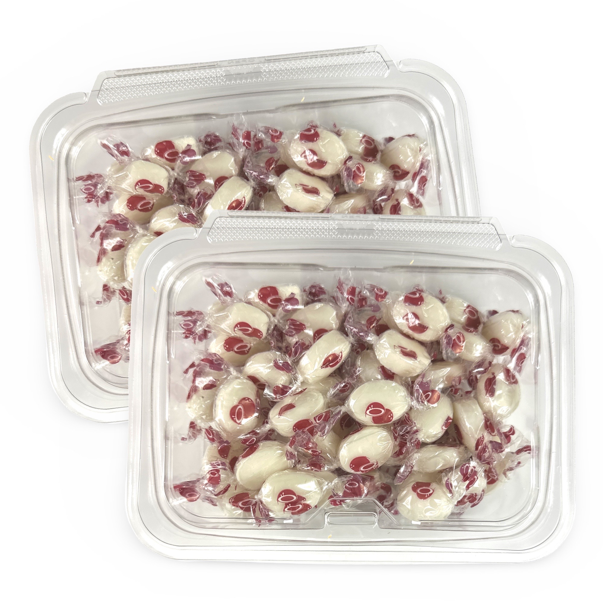 Nostalgic Coconut Drops Hard Candy With Creamy Filling, 2 Tubs (1 Lb. Total)