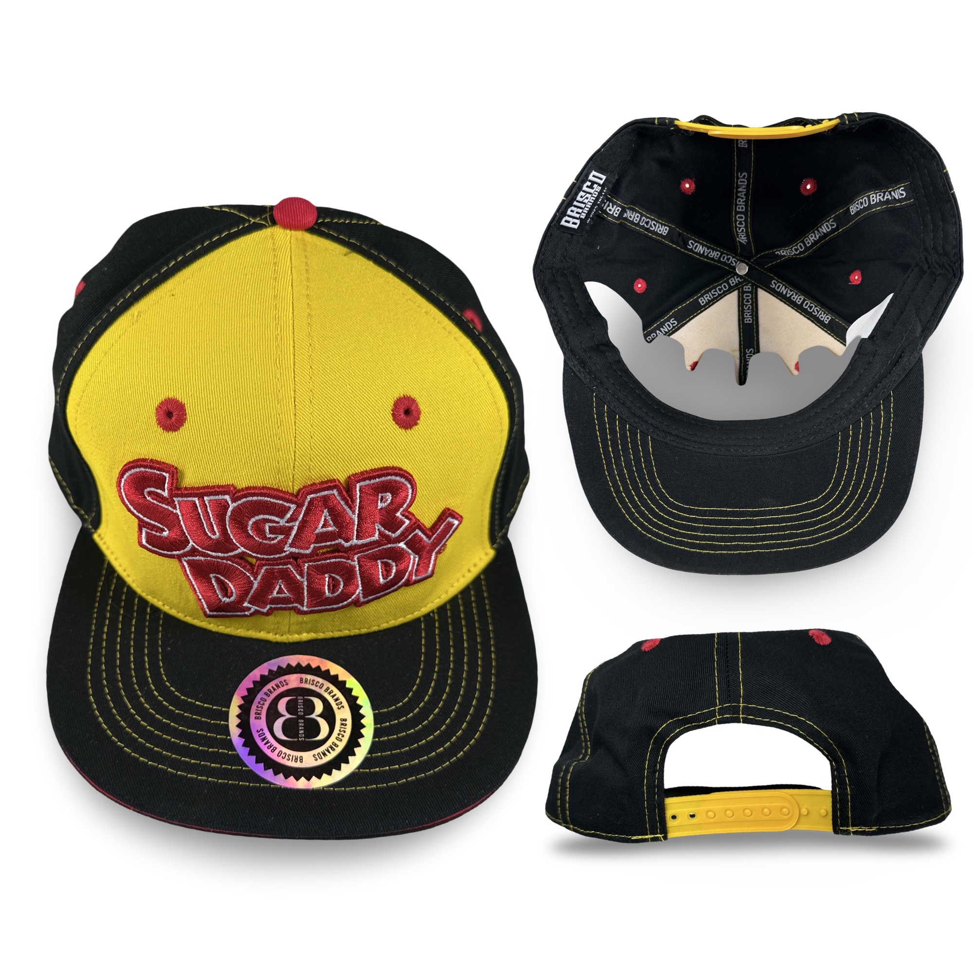 Nostalgic Sugar Daddy Candy Themed Sport Hat, Officially Licensed, One Size Adjustable