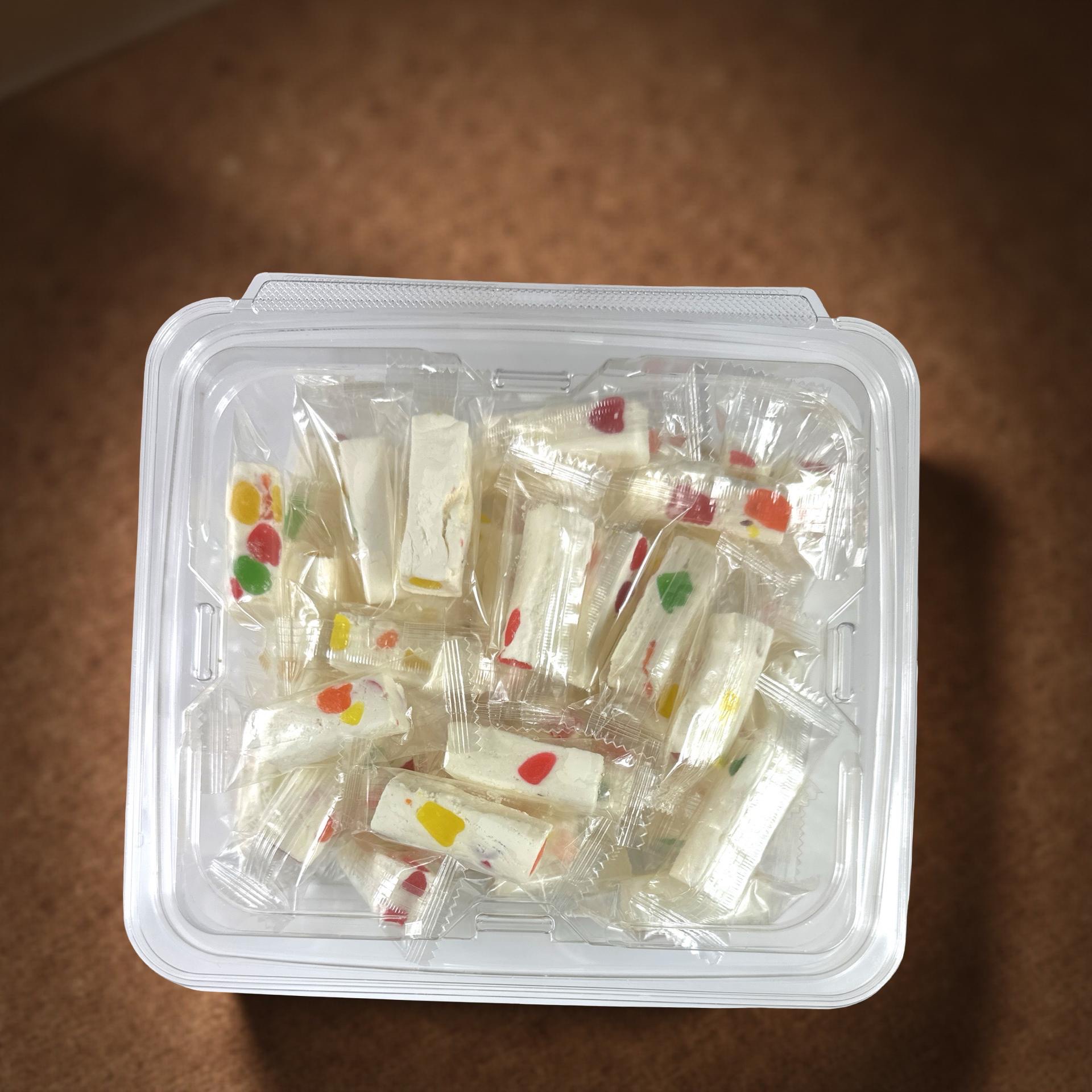 Fruity Jujube Nougat, Sweet Chewy Candy with Tangy Fruit Bits, 1 lb. Tub 4