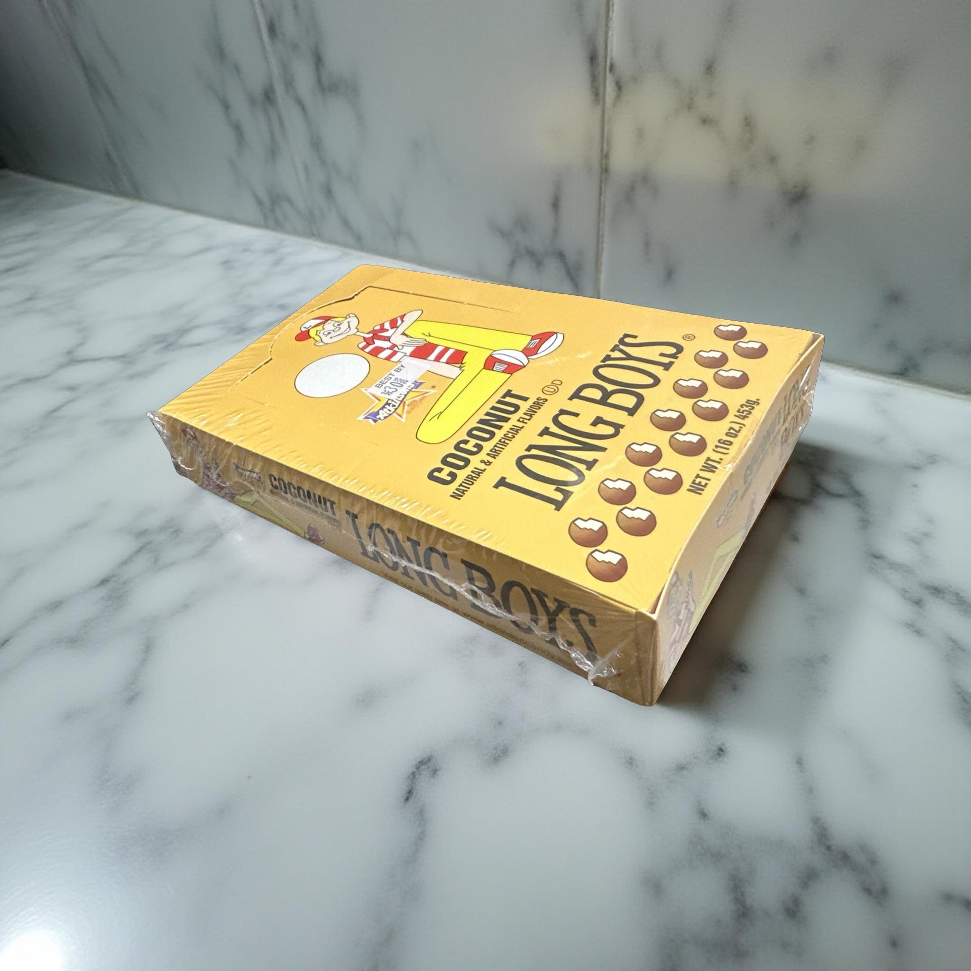 Atkinsons Coconut Long Boys Nostalgic New Orleans Chewy Candy, 48Ct Box 3