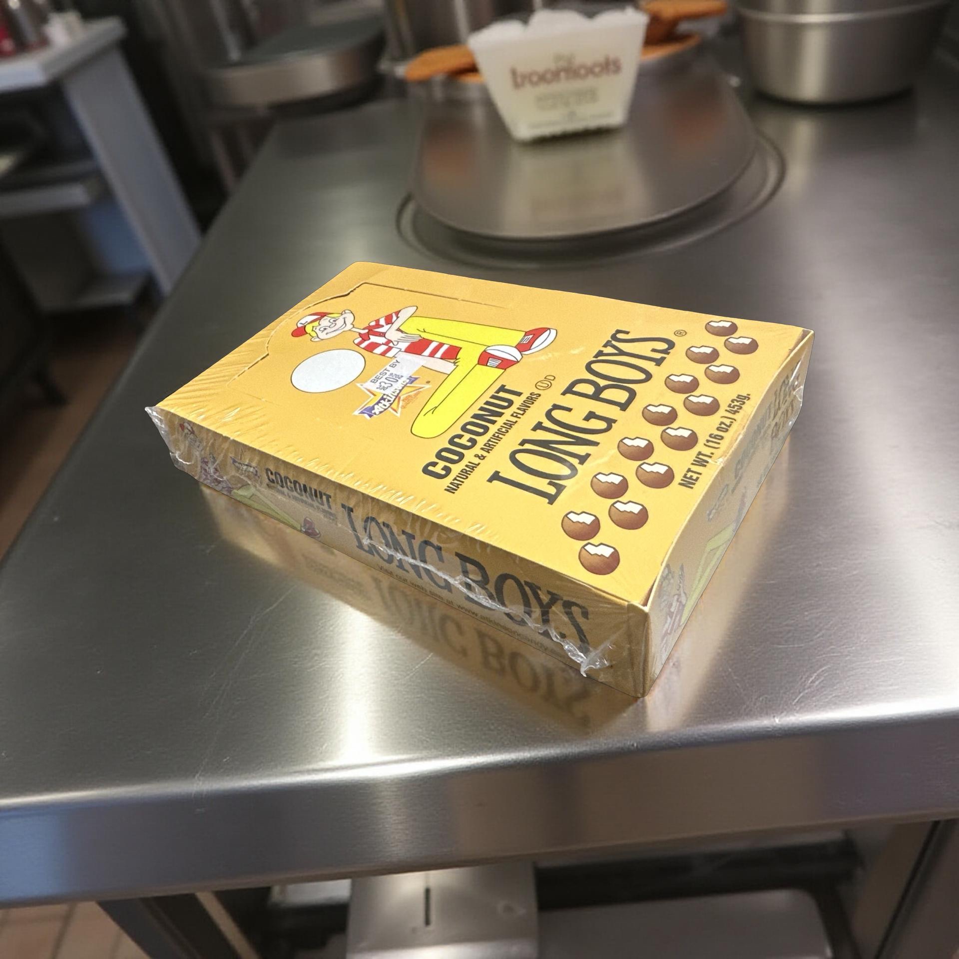 Atkinsons Coconut Long Boys Nostalgic New Orleans Chewy Candy, 48Ct Box 6