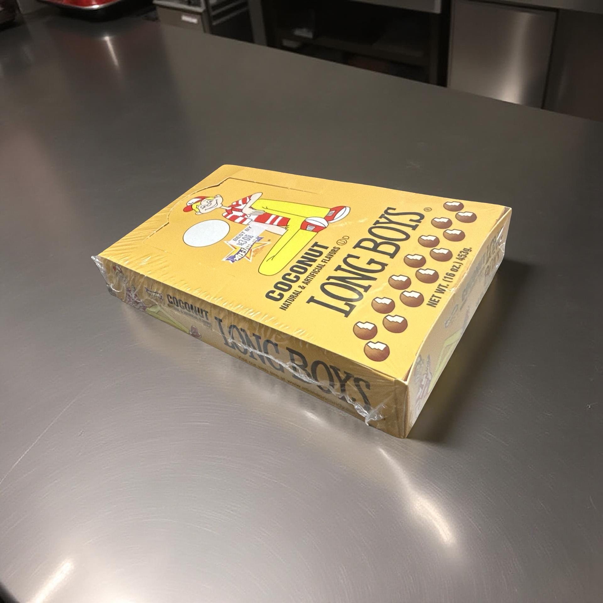 Atkinsons Coconut Long Boys Nostalgic New Orleans Chewy Candy, 48Ct Box 5