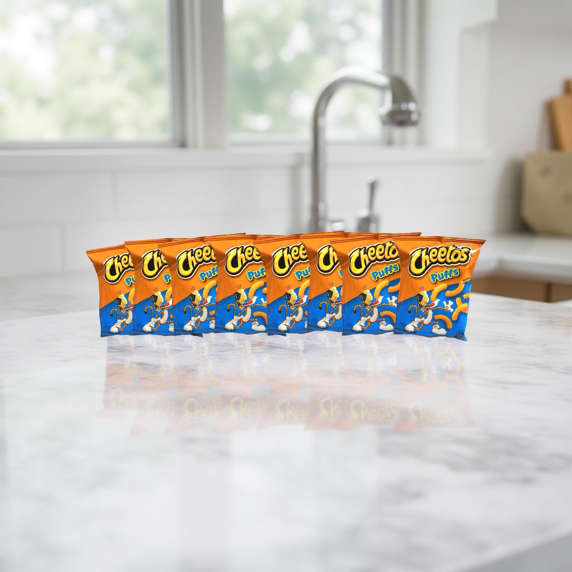 Cheetos Jumbo Puffs Cheese Flavored Snack, 0.875 Ounce, 8 Bags 5