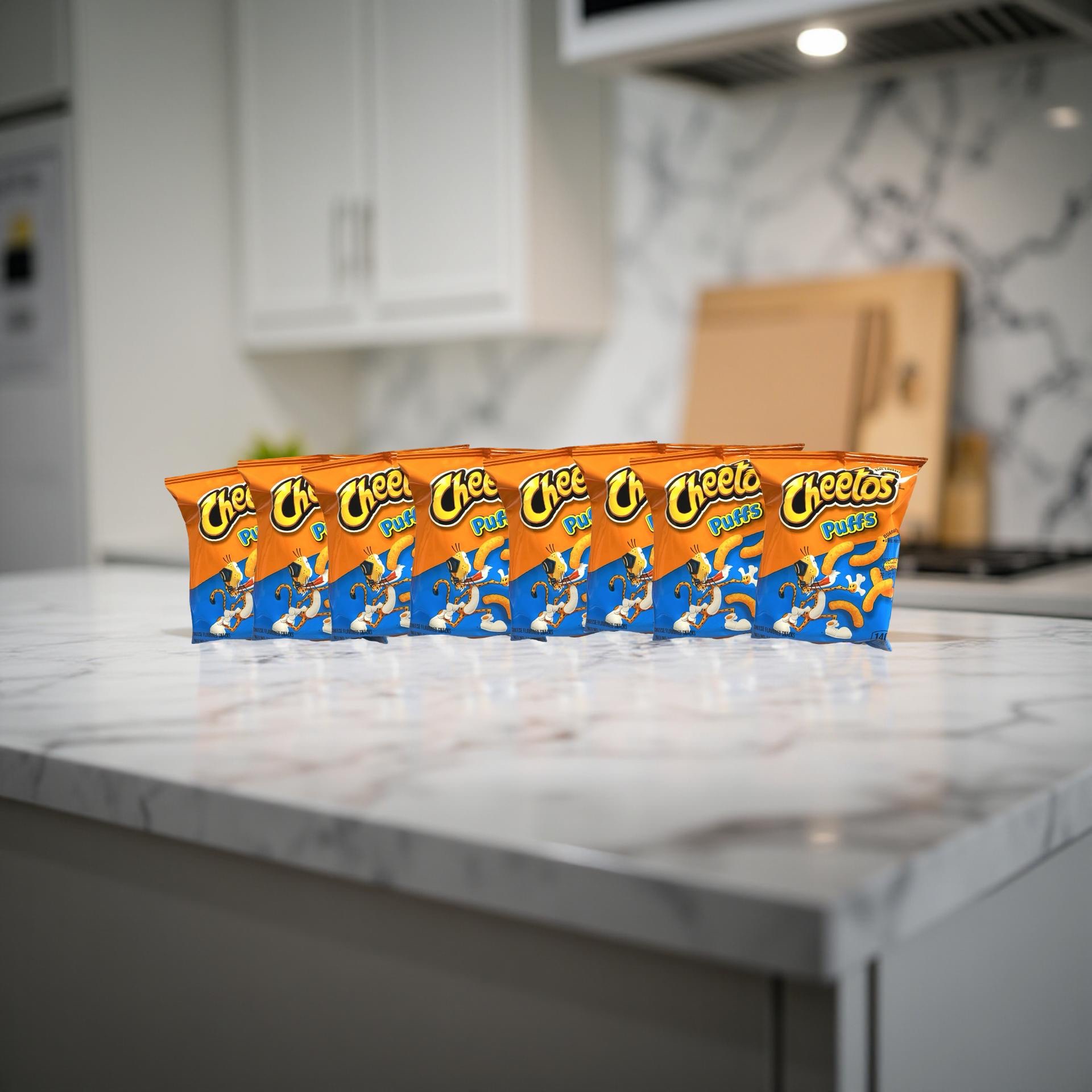 Cheetos Jumbo Puffs Cheese Flavored Snack, 0.875 Ounce, 8 Bags 4