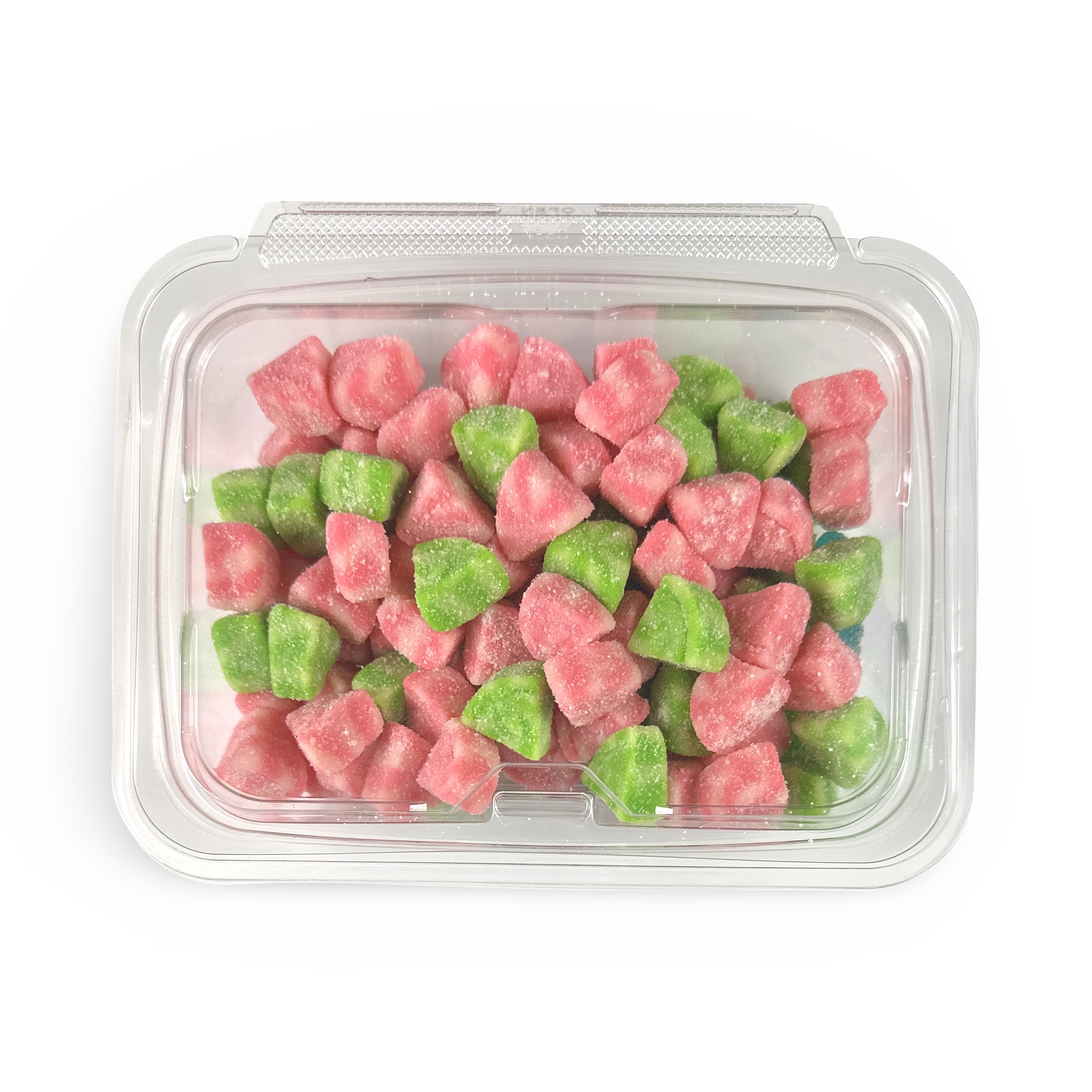 Fruit Flavored and Shaped Gummies, Watermelon Wedge, 1 lb. Tub