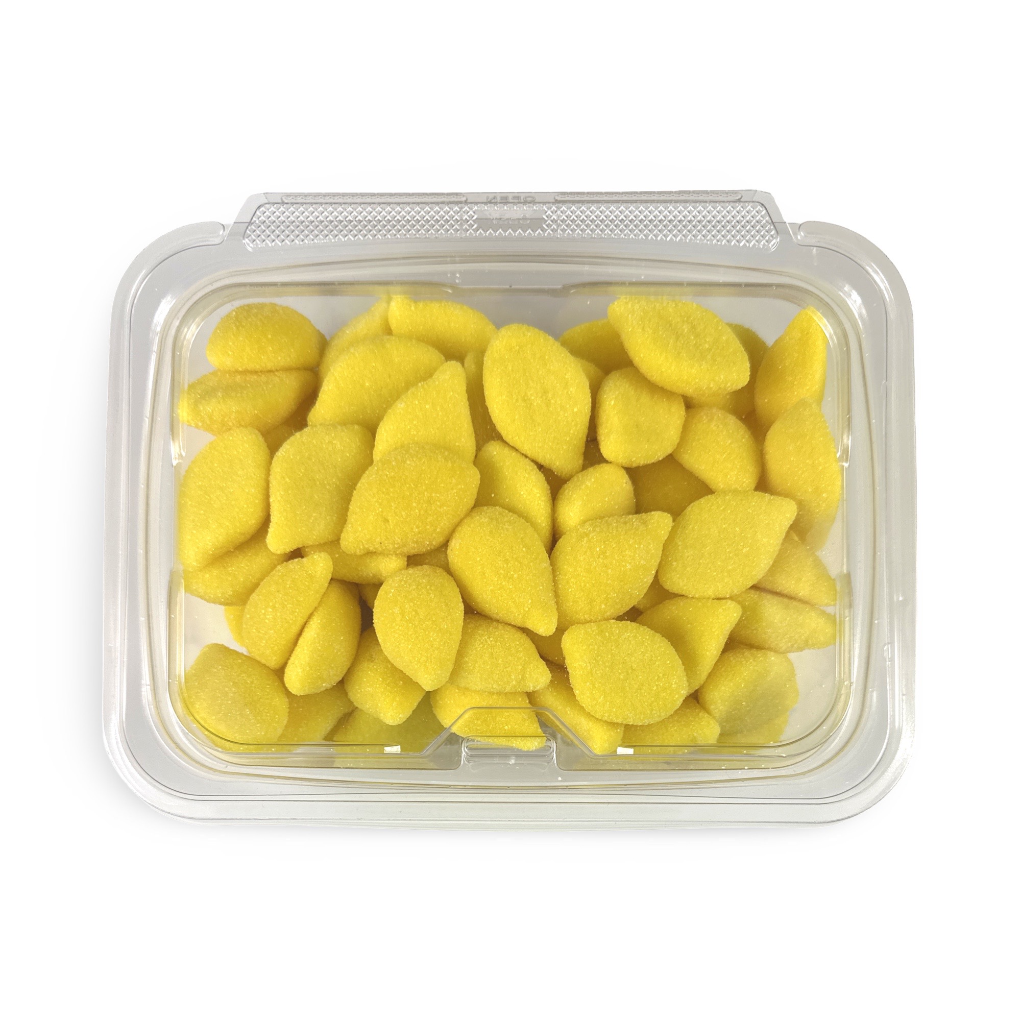 Fruit Flavored and Shaped Gummies, Lemon, 1 lb. Tub