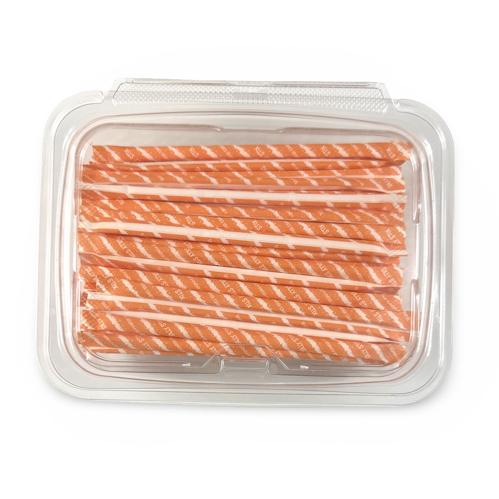 Powdered Candy Straws – Compare to Pixy Stix | 8 oz Tub, 100+ Straws | Orange