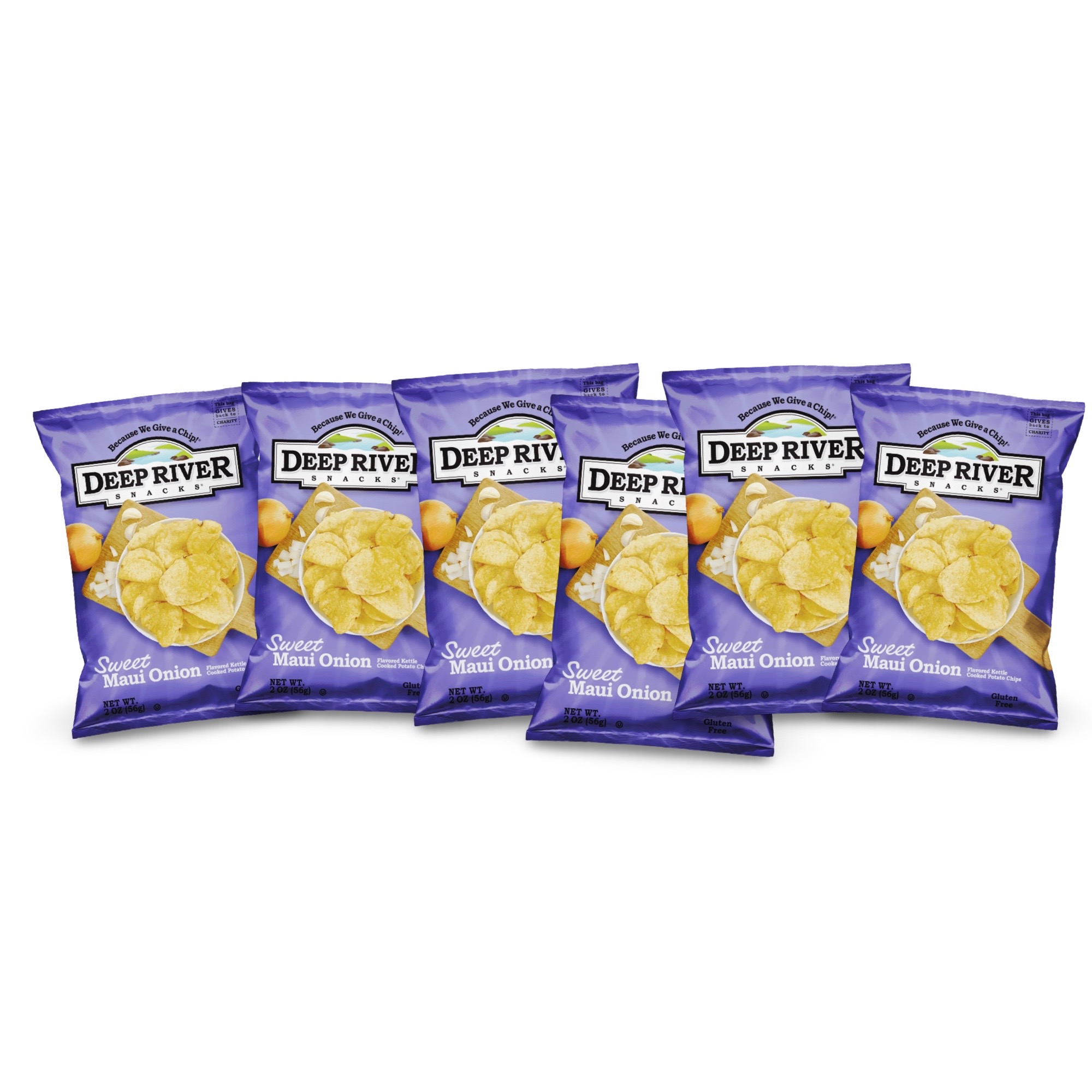 Deep River Snacks Sweet Maui Onion Kettle Cooked Potato Chips, 2-Ounce (Pack of 24) 4