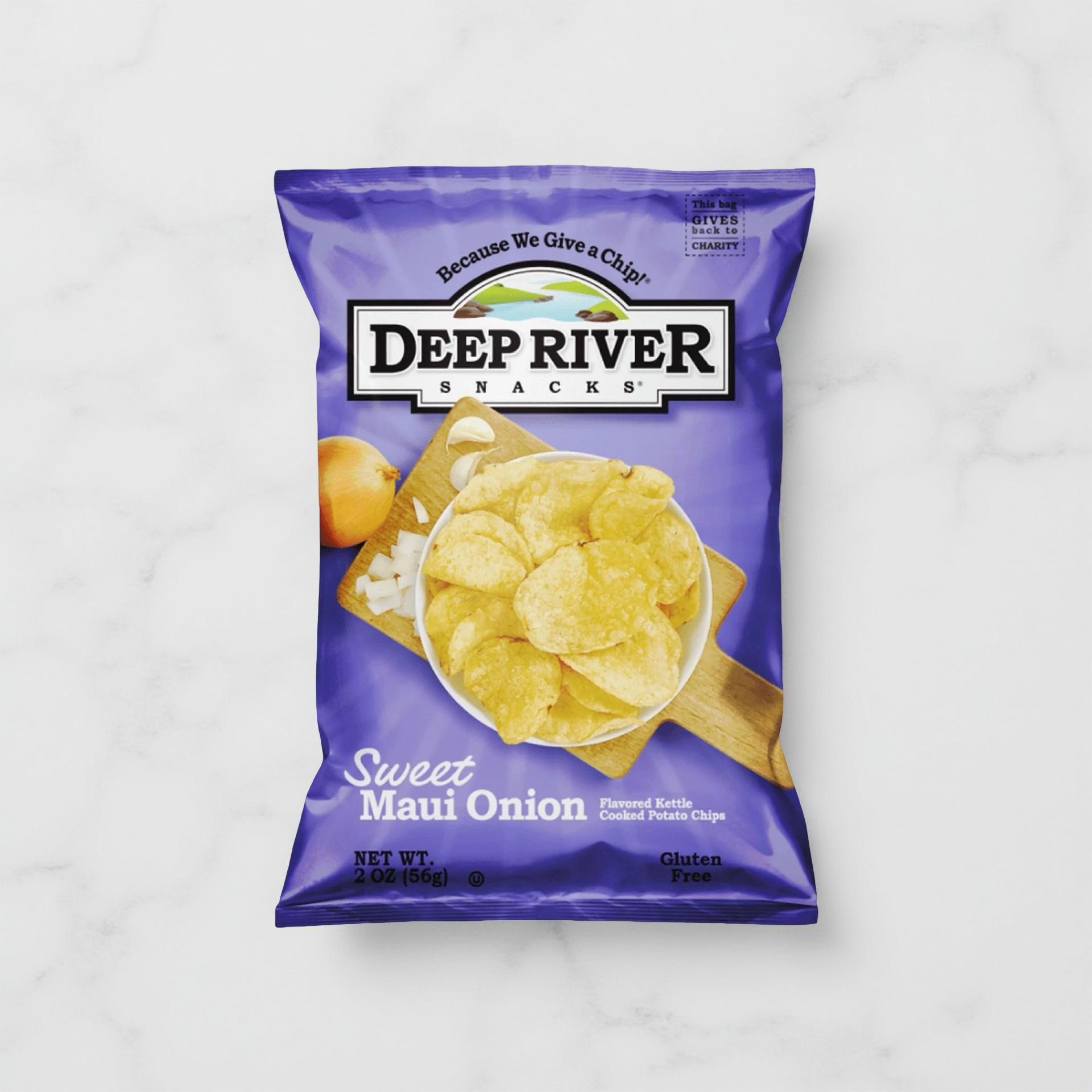 Deep River Snacks Sweet Maui Onion Kettle Cooked Potato Chips, 2-Ounce (Pack of 24) 5