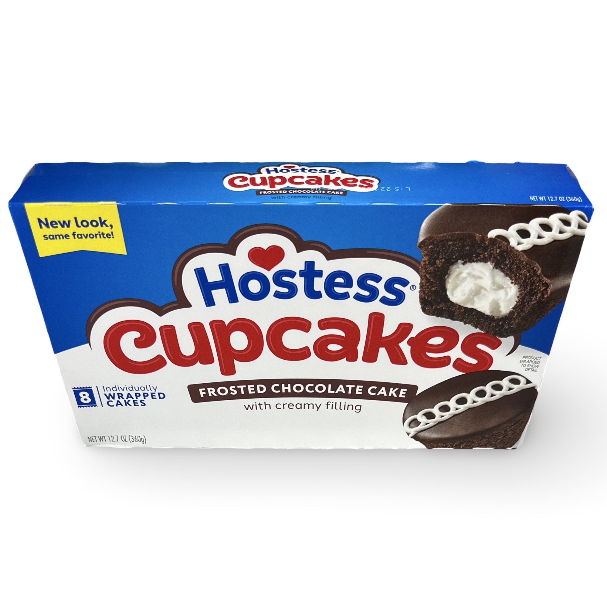 Hostess Snack Cakes Multipack Box, Chocolate Cupcakes, 8 Count Box