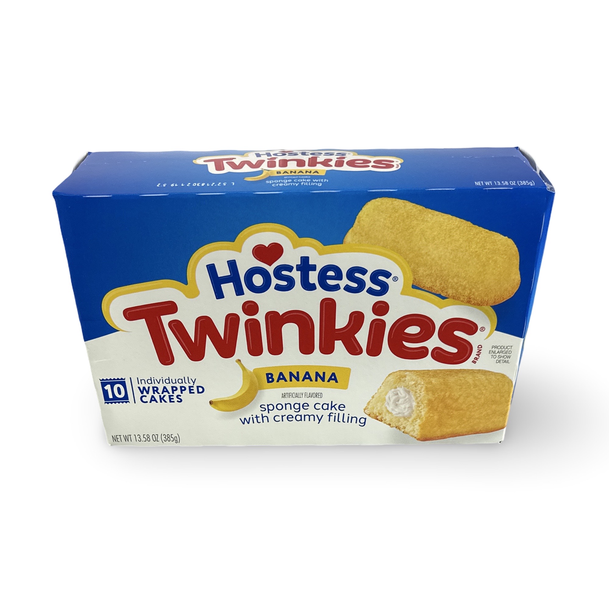 Hostess Snack Cakes Multipack Box, Banana Twinkies, 10 Count Box