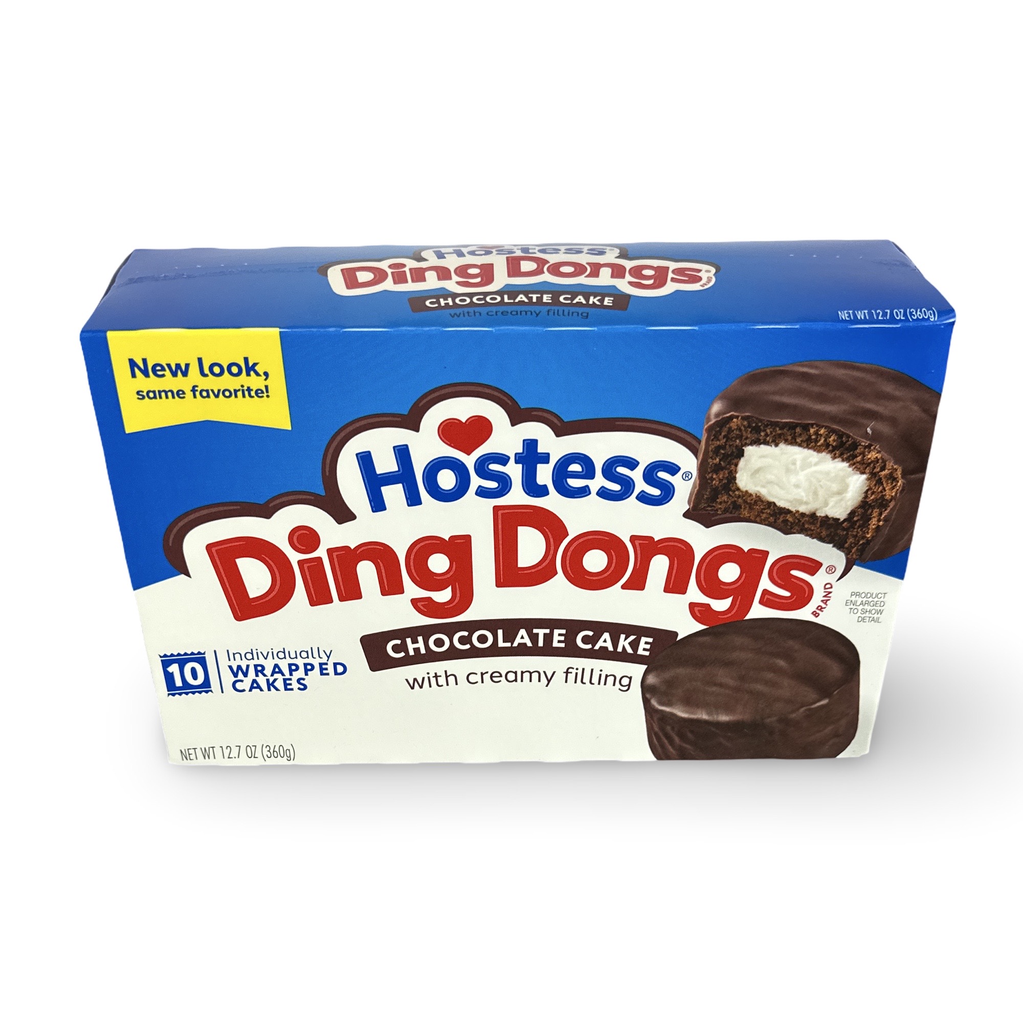 Hostess Snack Cakes Multipack Box, Ding Dongs, 10 Count Box