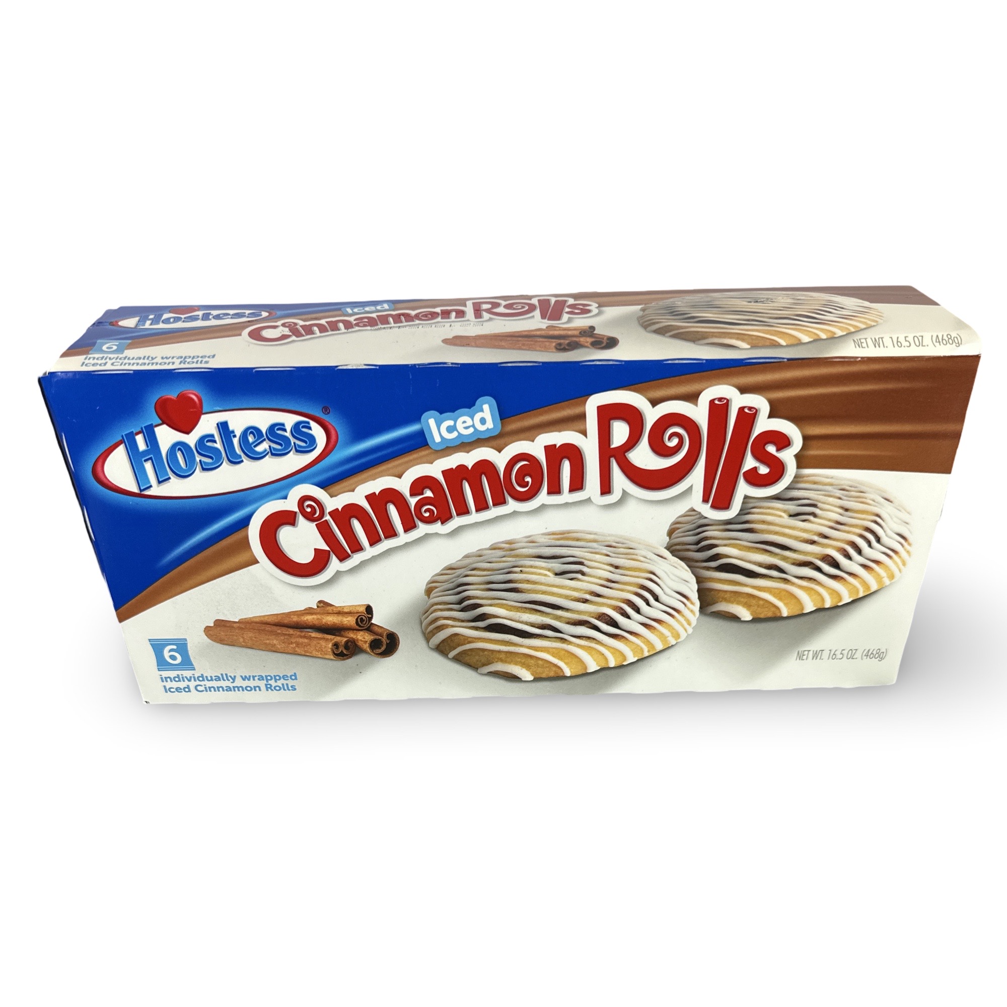 Hostess Snack Cakes Multipack Box, Cinnamon Rolls, 6 Count Box
