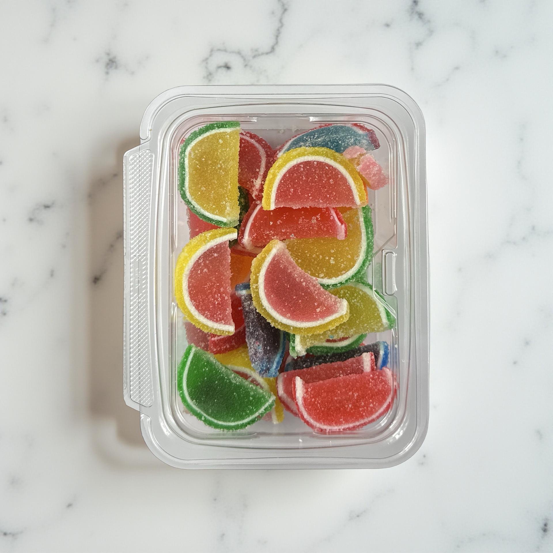 Cavalier Full Size Fruit Agar Jelly Slices, World Famous Quality, Assorted Flavors, Kosher, 1 lb. Tub 4