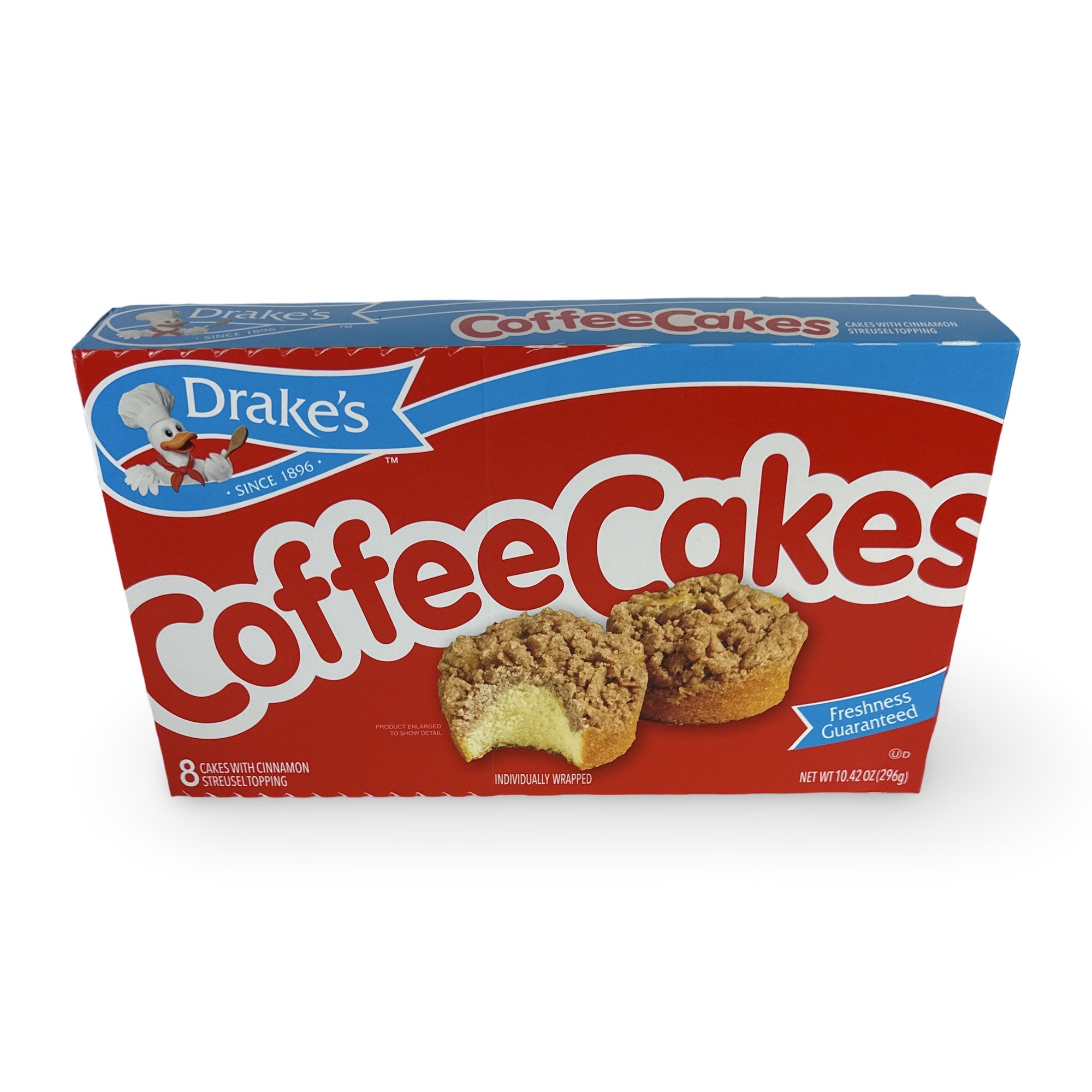 Drake's and Wonder Snack Cakes Multipack Box, Coffee Cakes, 8 Count Box