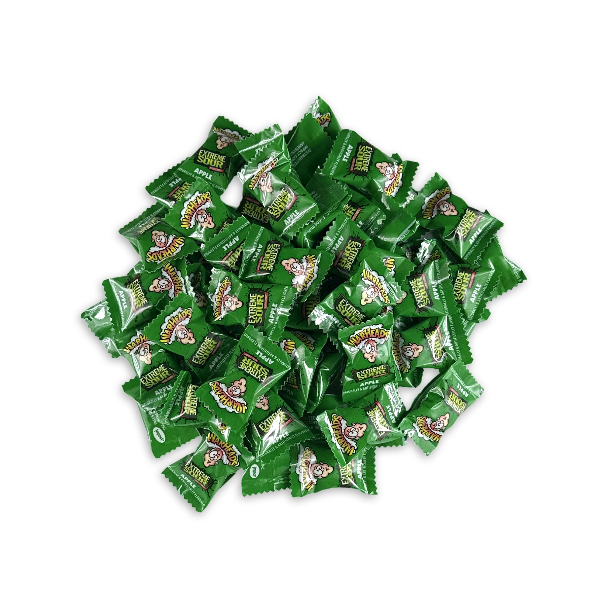 Warheads Extreme Sour Candy 8 Oz. Tub (Approx. 50 Pieces) | Green Apple