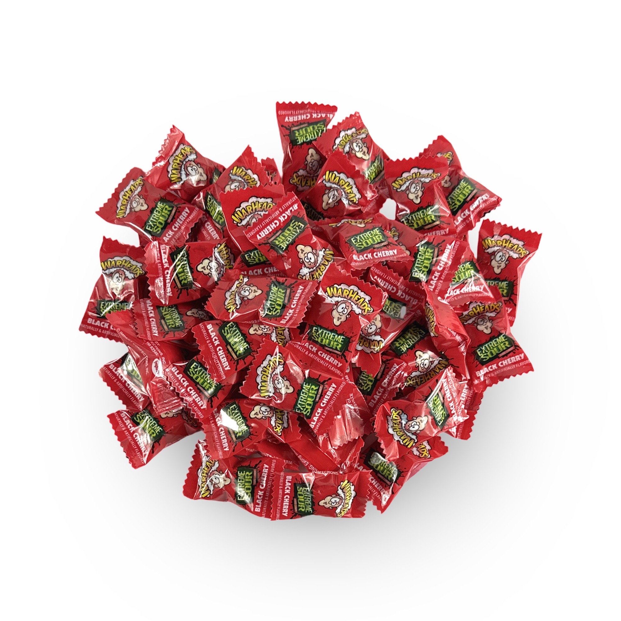Warheads Extreme Sour Candy 8 Oz. Tub (Approx. 50 Pieces) | Black Cherry